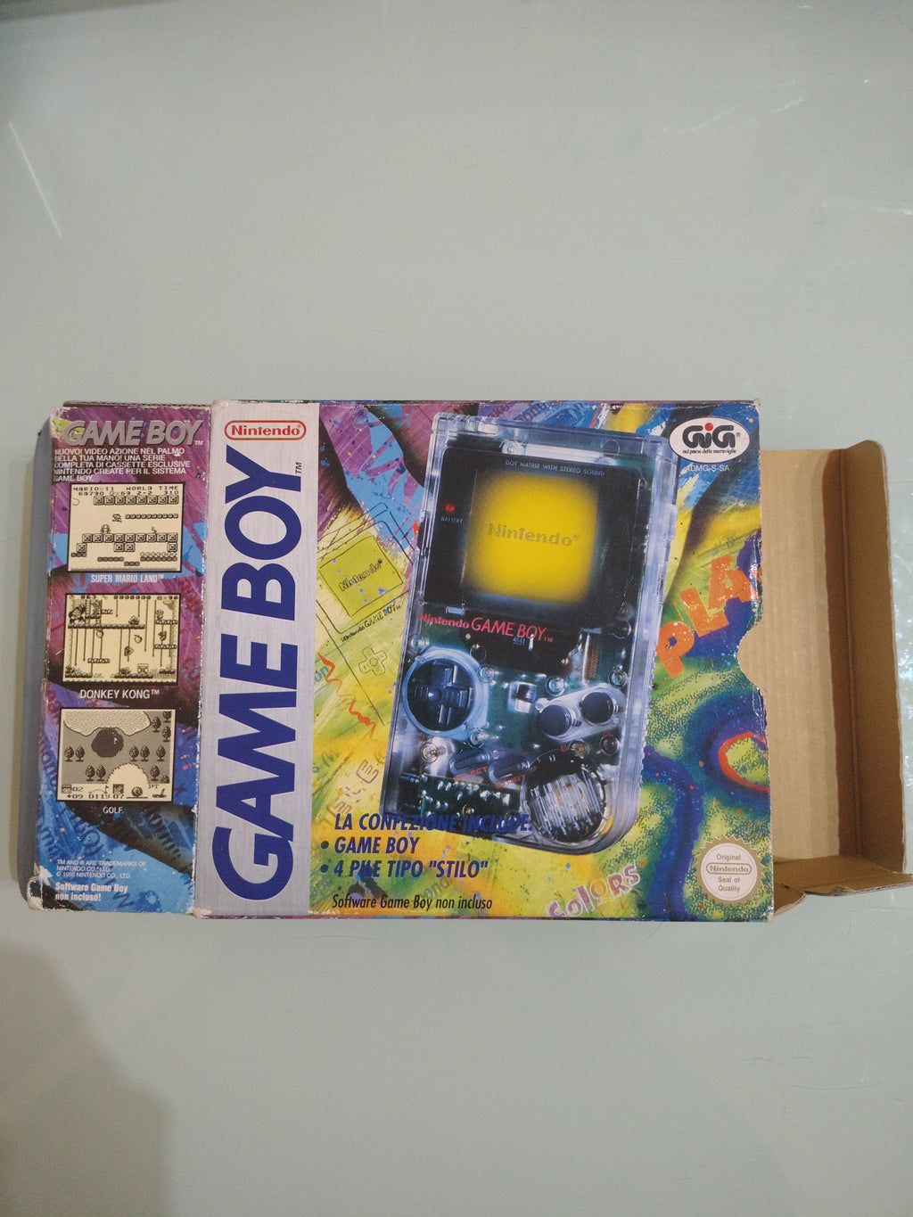 GAME BOY CLASSIC TRASPARENTE BOXATO
