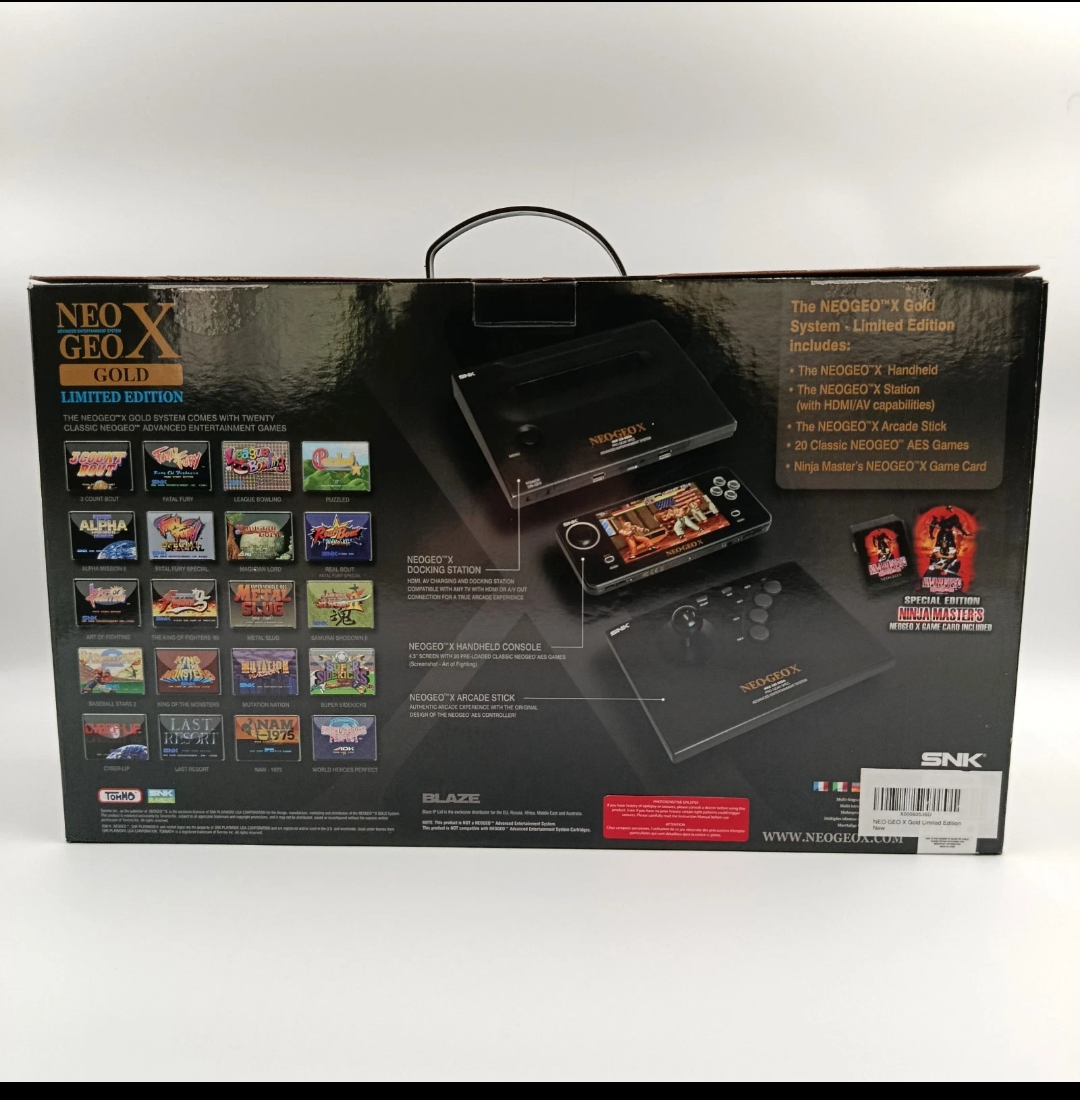 Console Neo Geo X Gold  Limited Edition SNK