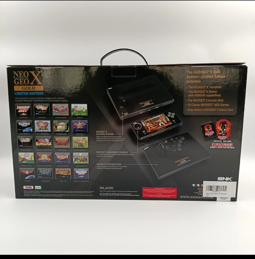 Console Neo Geo X Gold  Limited Edition SNK