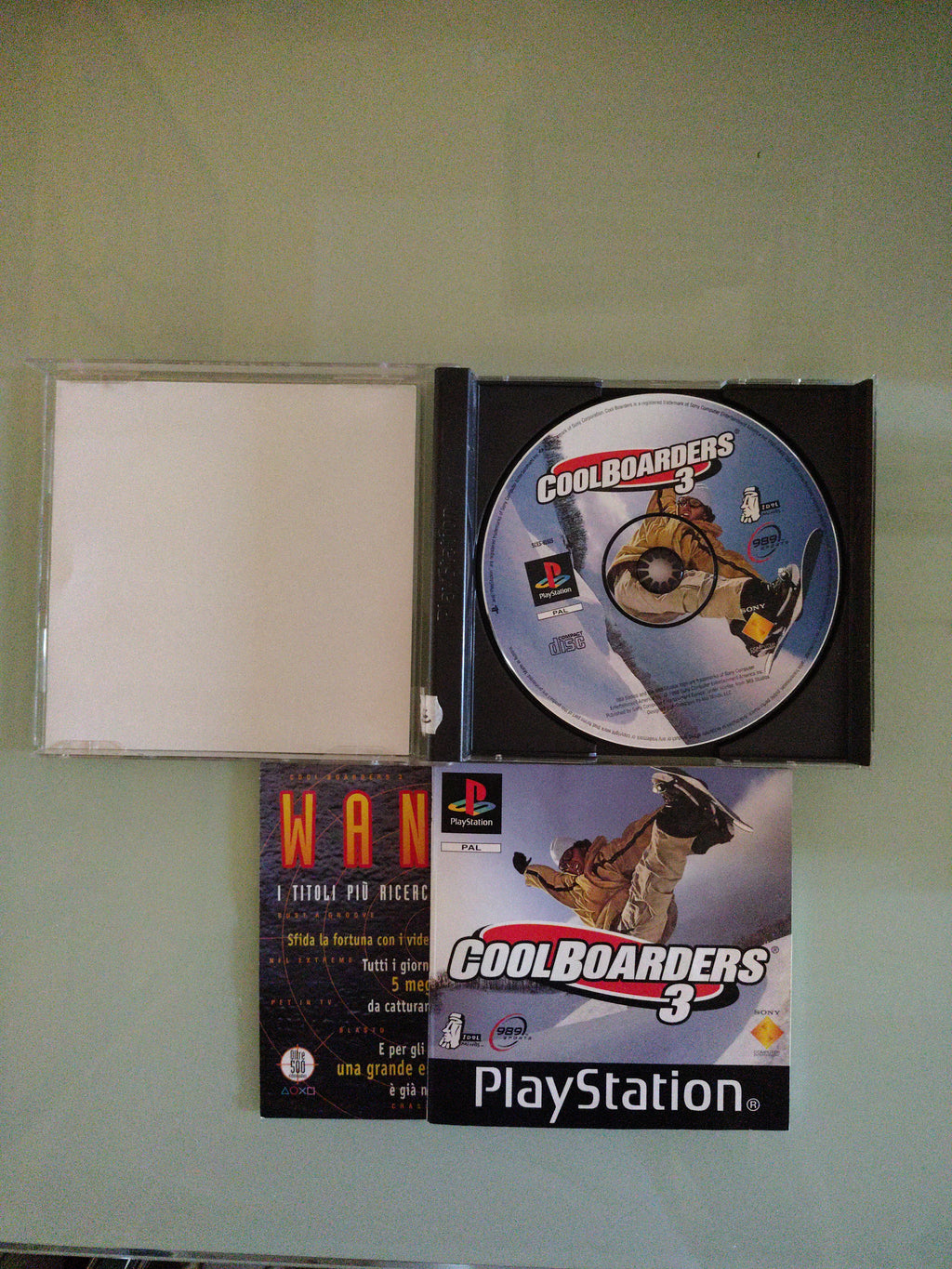 COOL BOARDERS 3 - SONY PS1 - GIOCO USATO PAL ita multi PSONE PSX PLAYSTATION