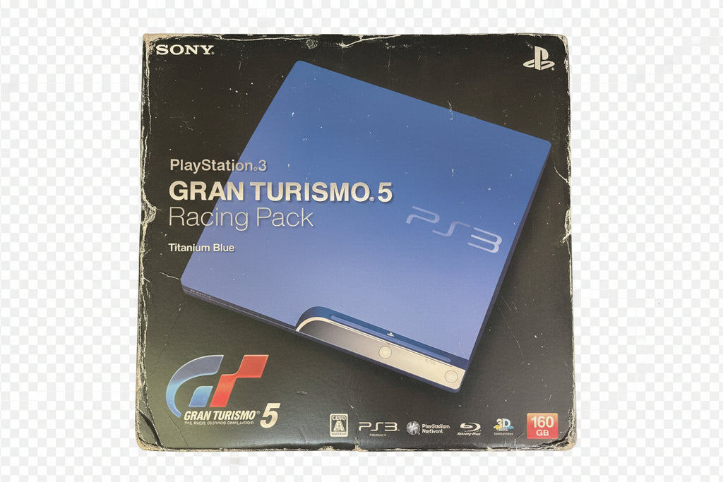 PlayStation3 PS3 GRAN TURISMO5 RACING PACK modello blu titanio CECH-2500A con sc