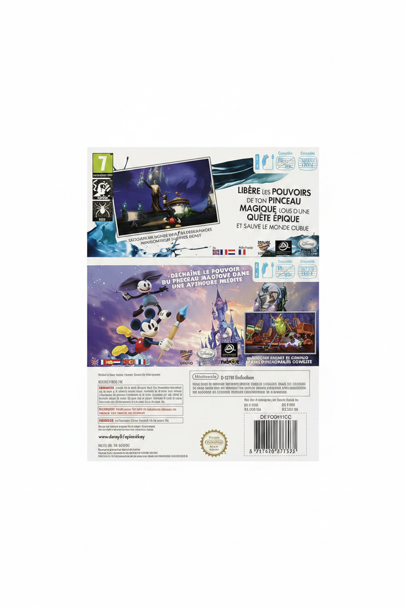 Combo pack Epic michey+ epic michey retourns des heros versione PAL