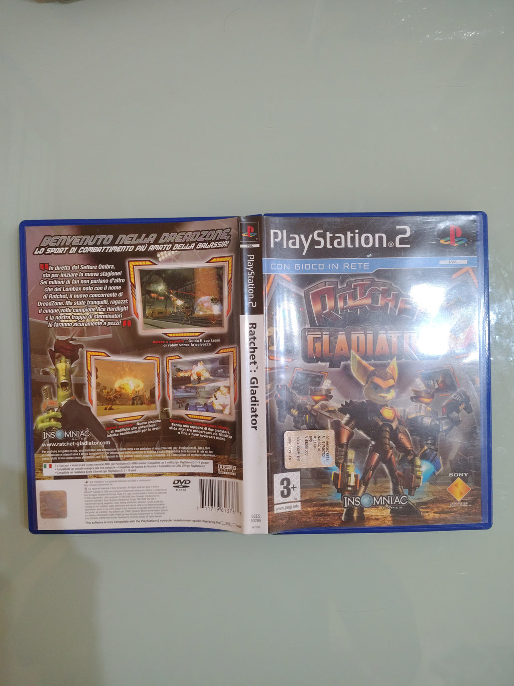 RATCHET GLADIATOR PS2 SONY PLAYSTATION