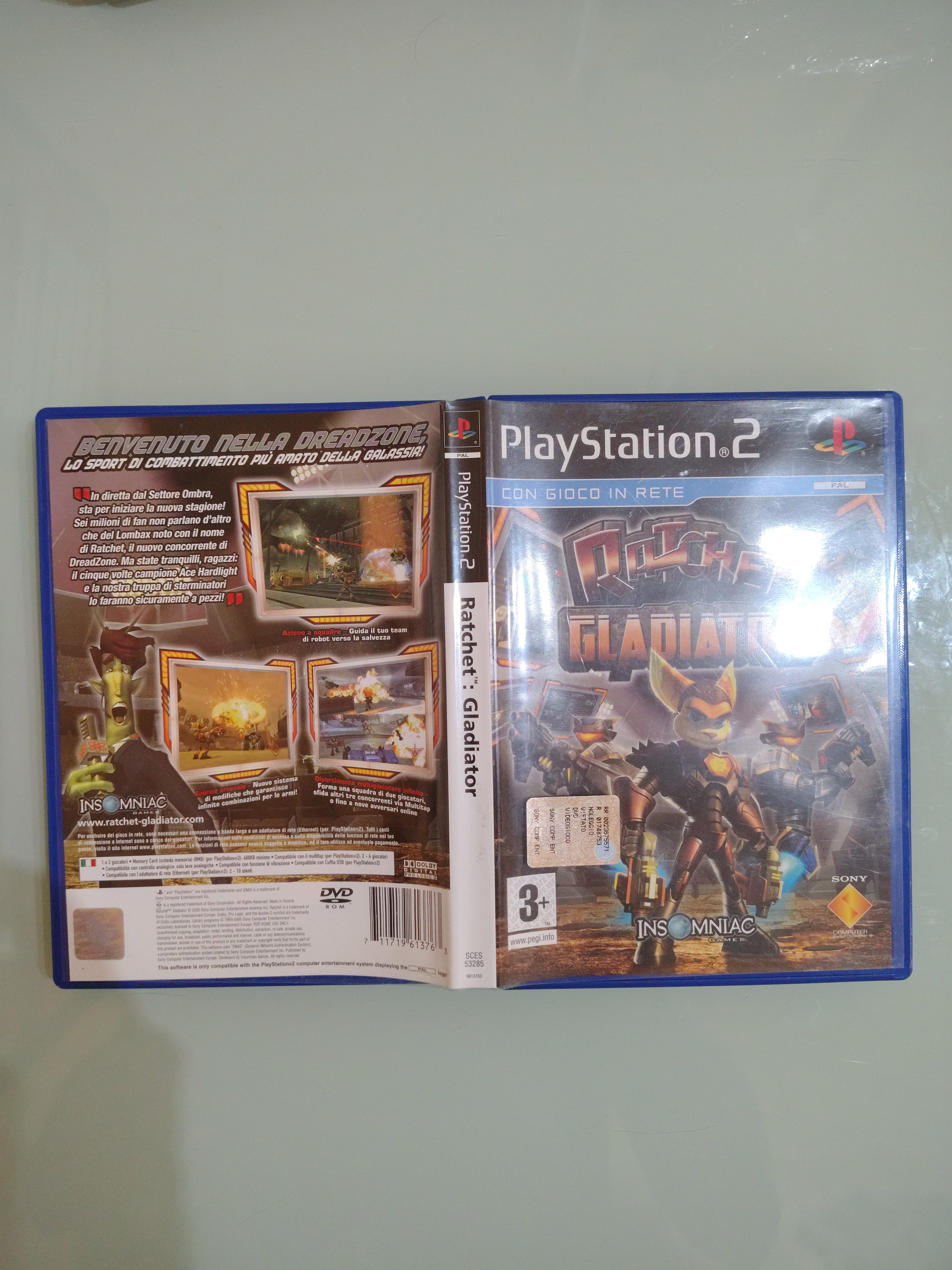 RATCHET GLADIATOR PS2 SONY PLAYSTATION