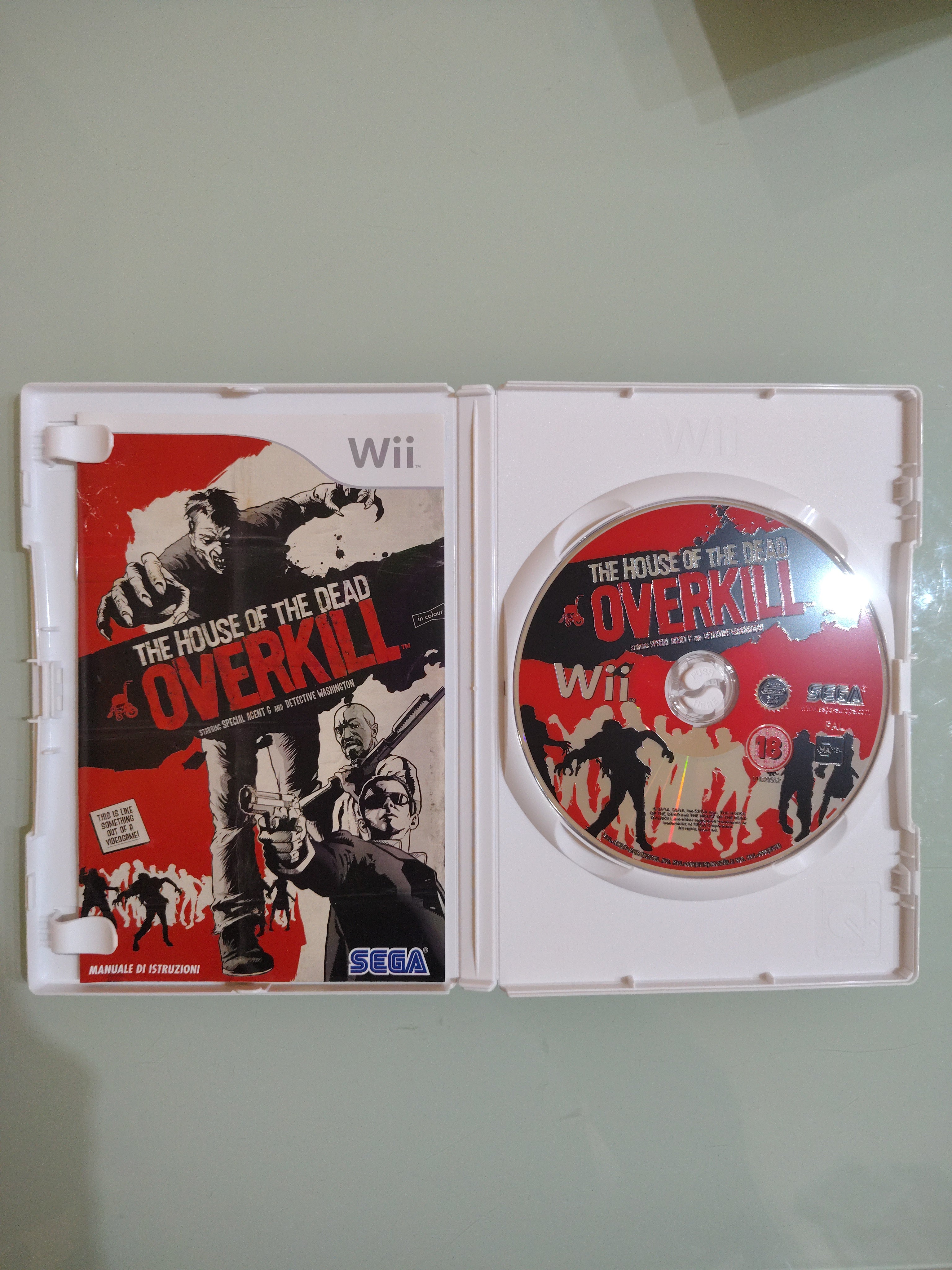 THE HOUSE OF THE DEAD OVERKILL COLLECTOR'S EDITION NINTENDO WII PAL COME NUOVO raro