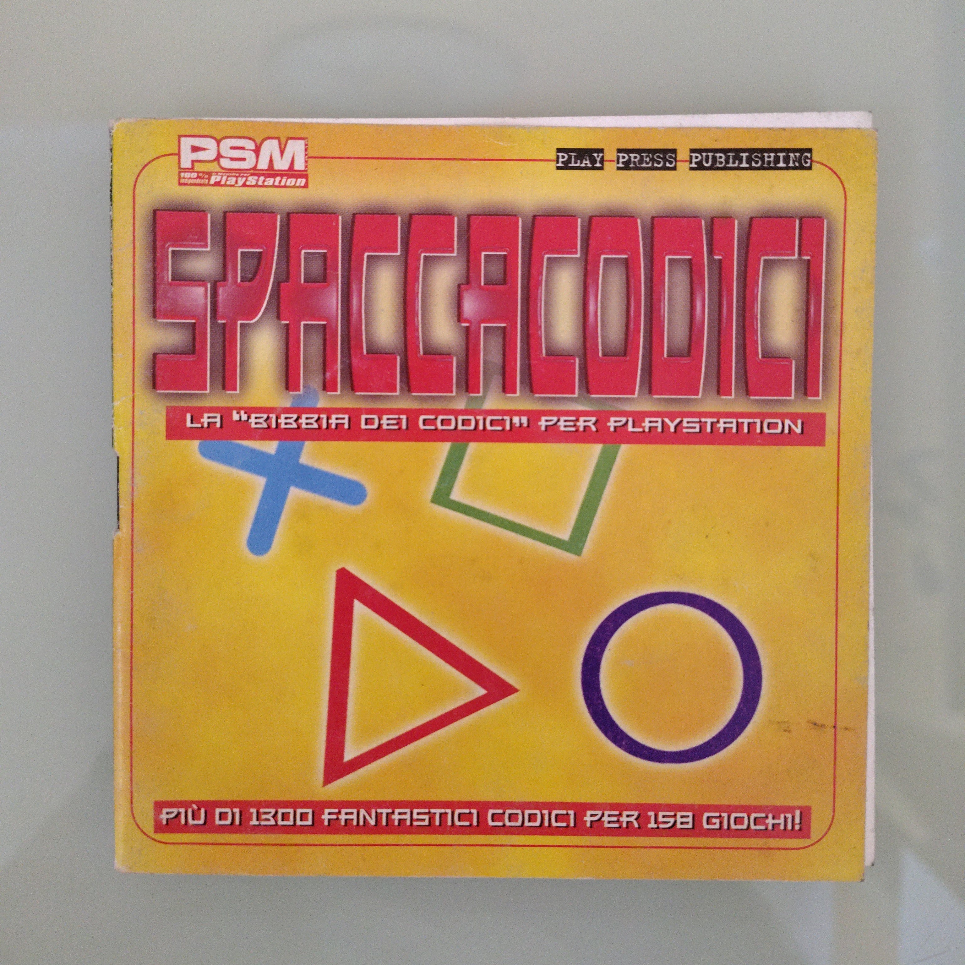 Spacca Codici 2 PS1 ORIGINALE ITALIANO 1999 PlayStation Retrò Guida codici PsOne