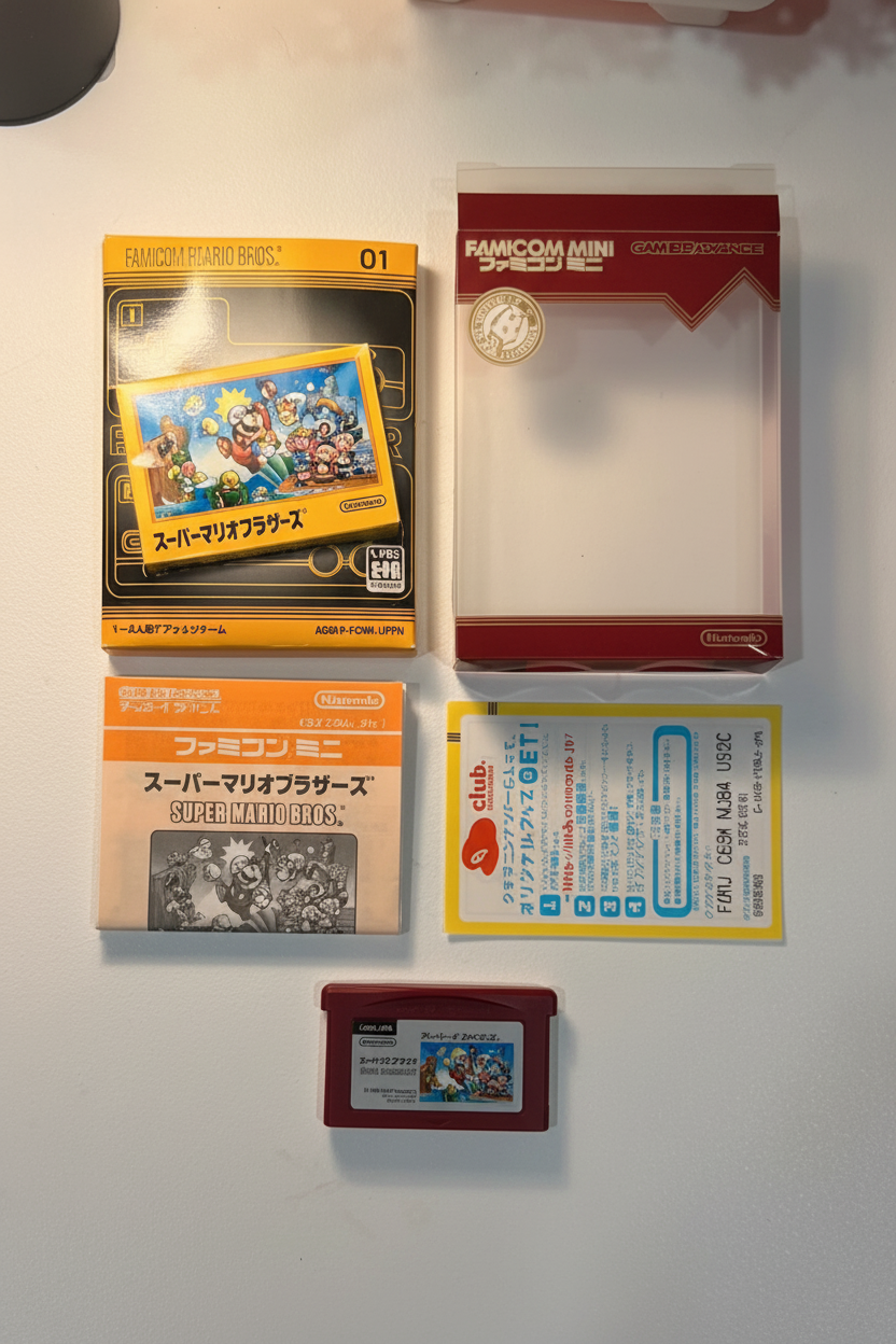 SUPER MARIO BROS FAMICOM MINI GAMEBOY ADVANCE JAPAN