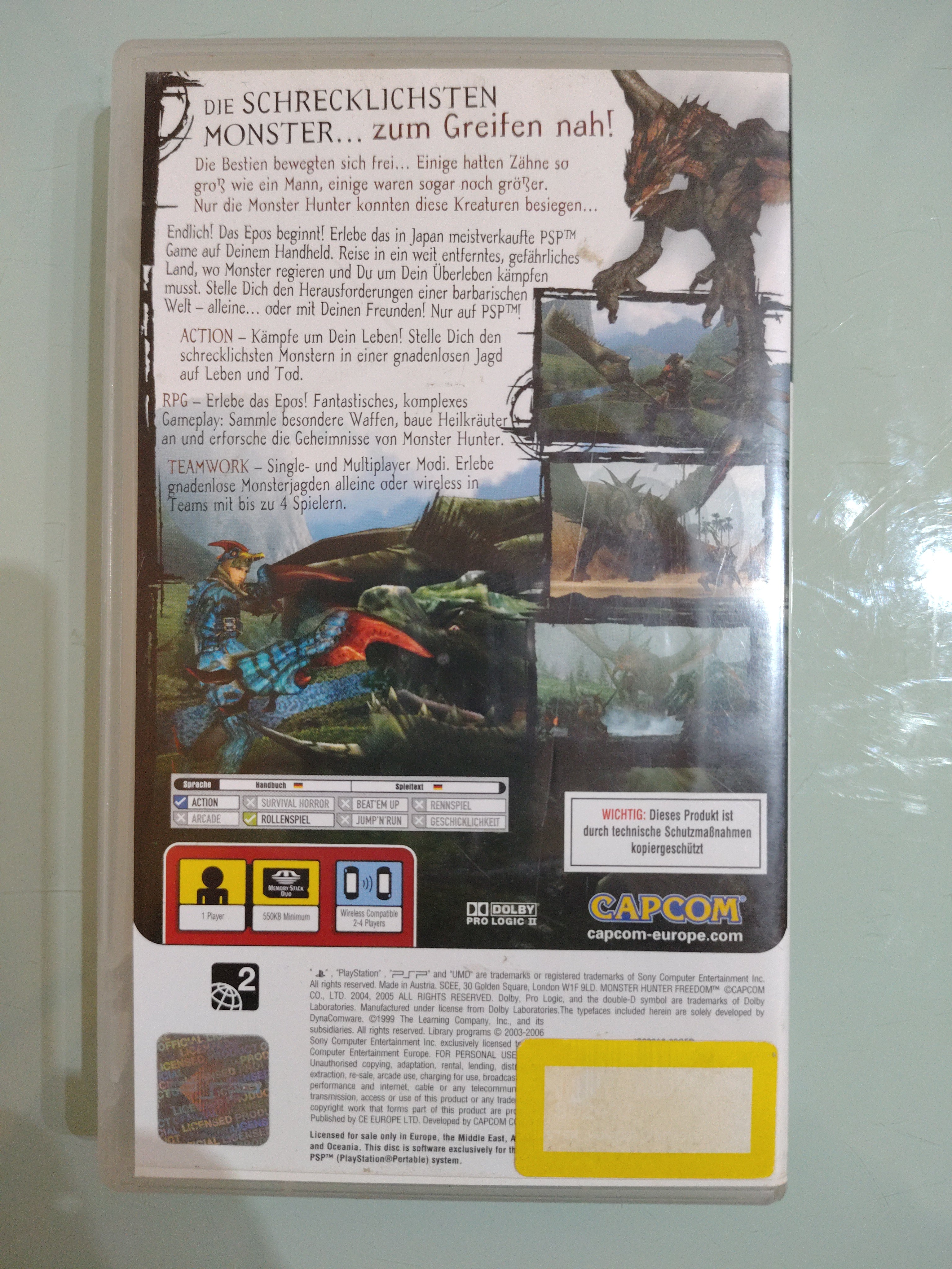Monster Hunter Freedom - Sony PSP - PAL