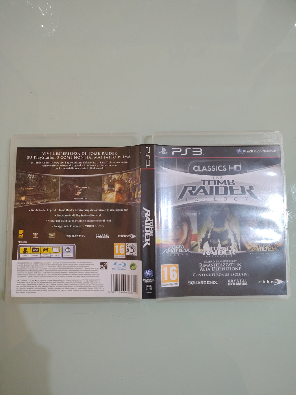 THE TOMB RAIDER TRILOGY PAL ITA