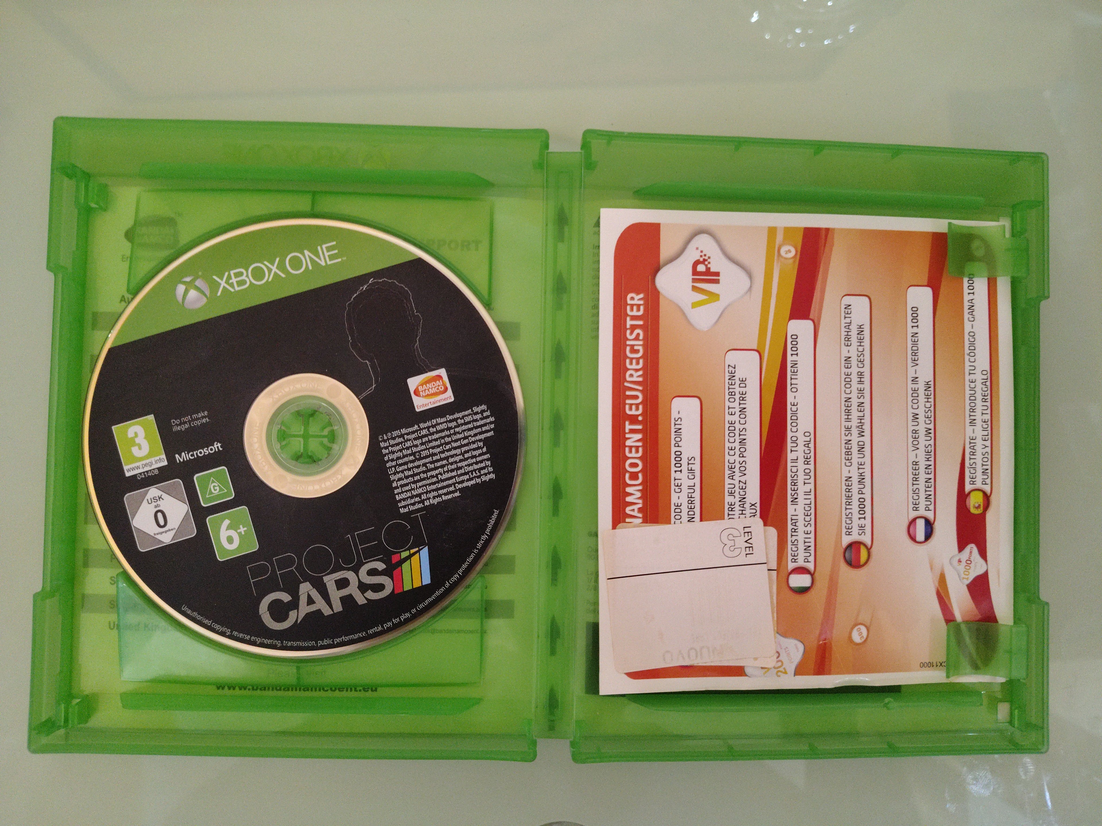 PROJECT CARS - ITALIANO XBOX  PRIMA STAMPA