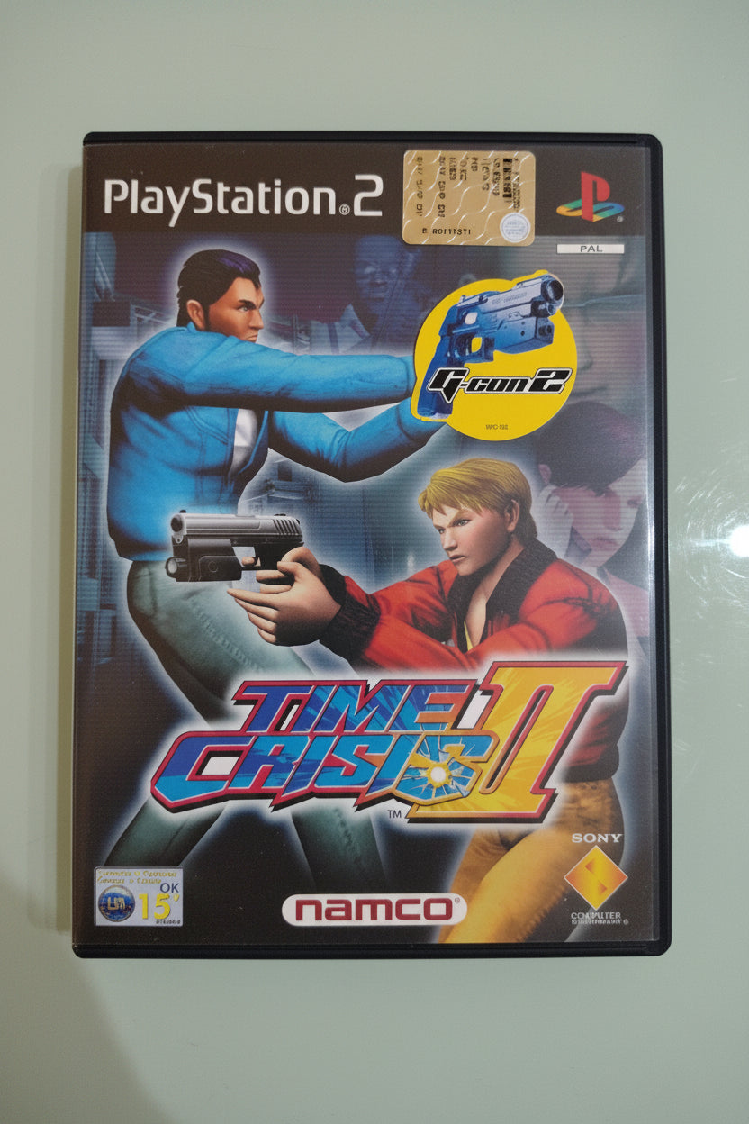 Time Crisis II PS2 Sony Playstation PAL ITA gioco usato italiano COMPLETO