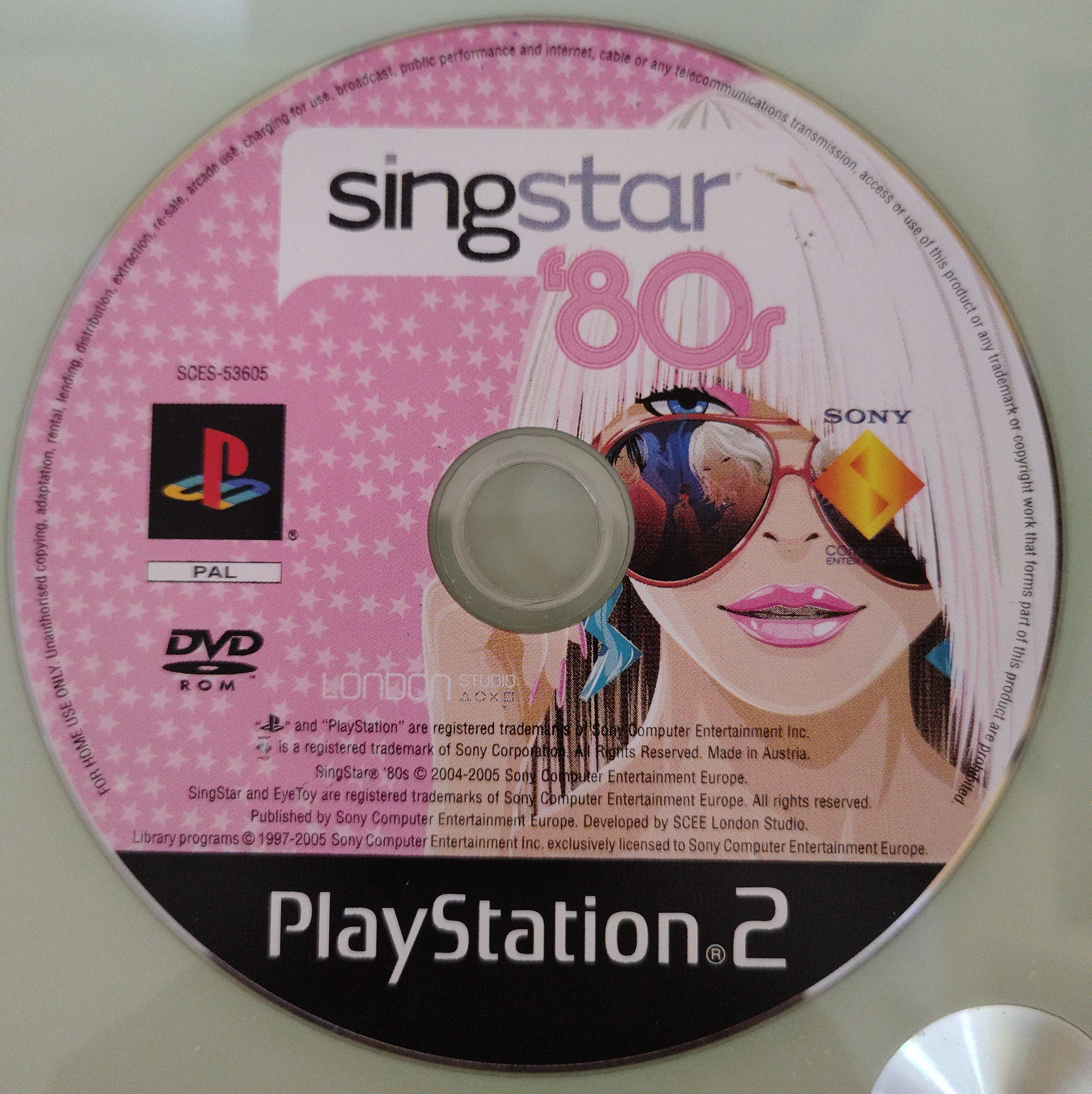 singstar 80s ( solo disco)