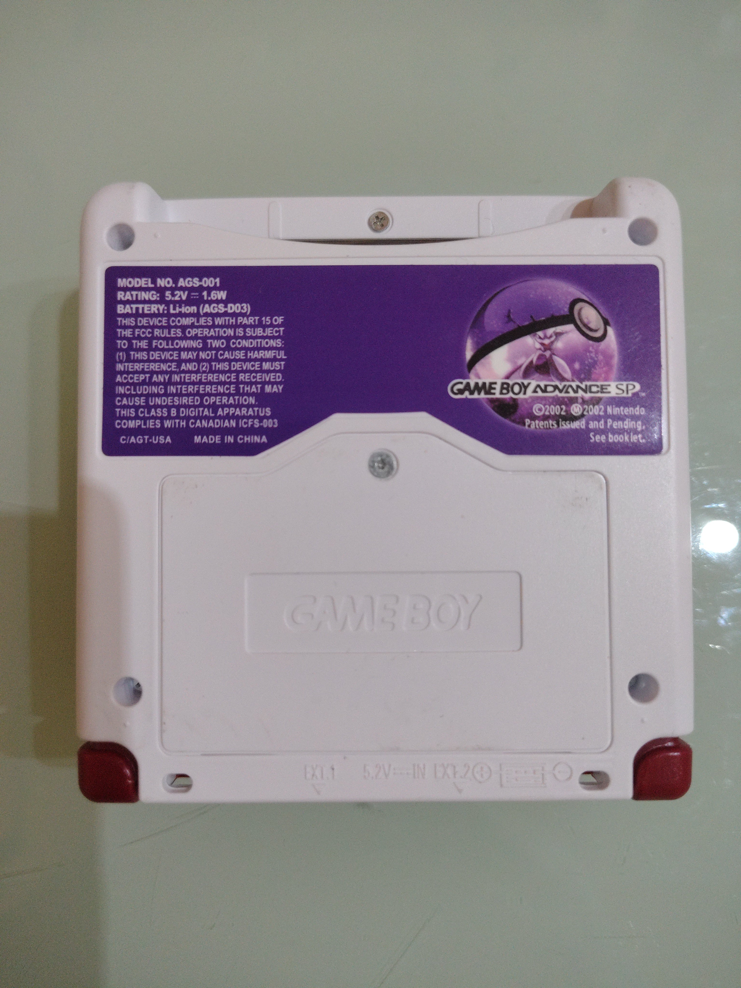 Game boy advance sp custom versione Pokemon 001