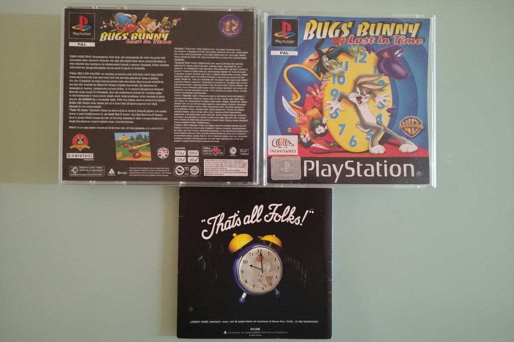 BUGS BUNNY LOST IN TIME LOONEY TUNES PLAYSTATION 1 PS1 PAL ITA ITALIANO COMPLETO