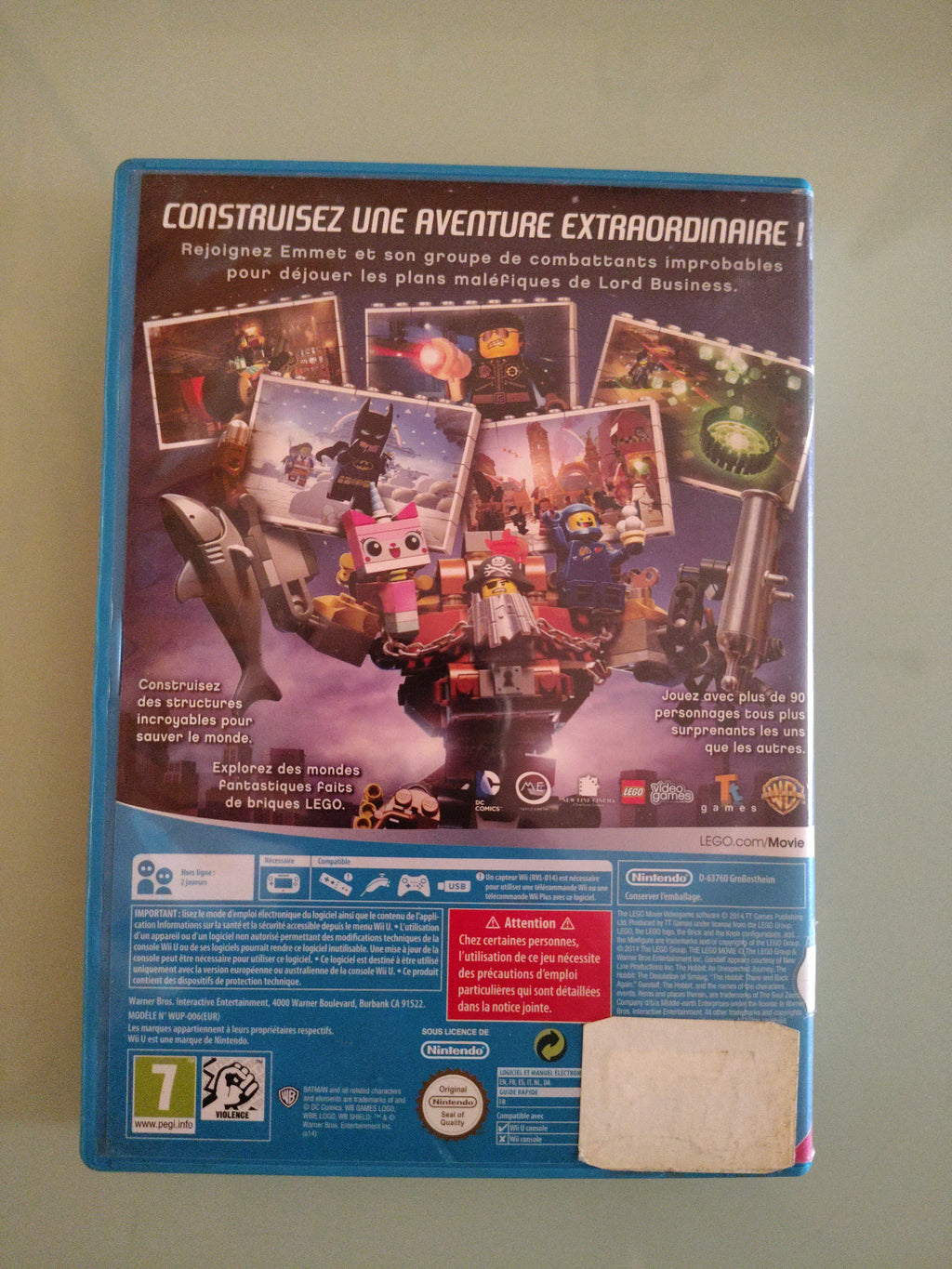 LEGO The Lego Movie Videogame GIOCO WII U