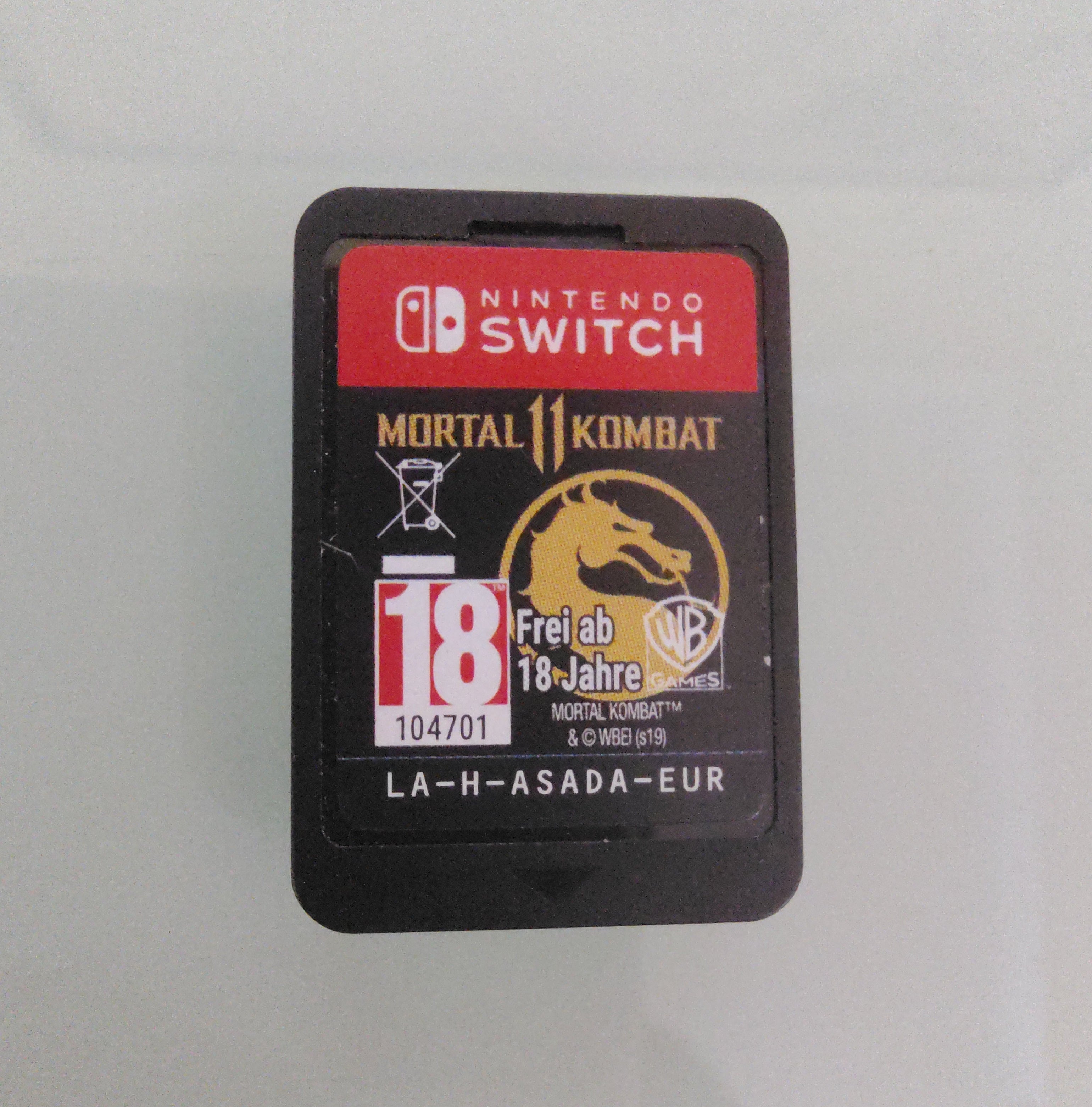 Mortal Kombat 11 (Nintendo Switch, 2019) solo cartuccia