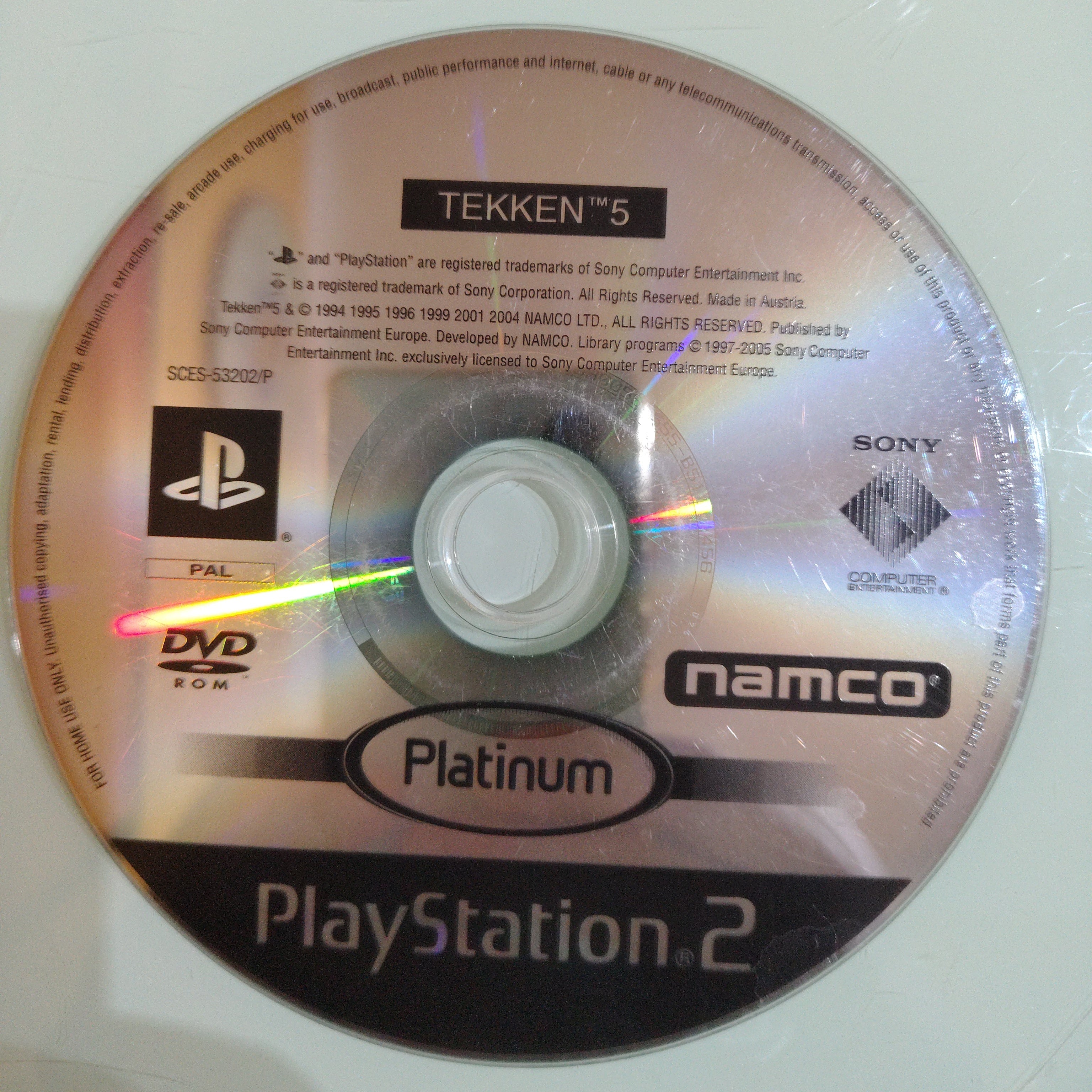 Tekken 4 Platinum  PAL solo disco