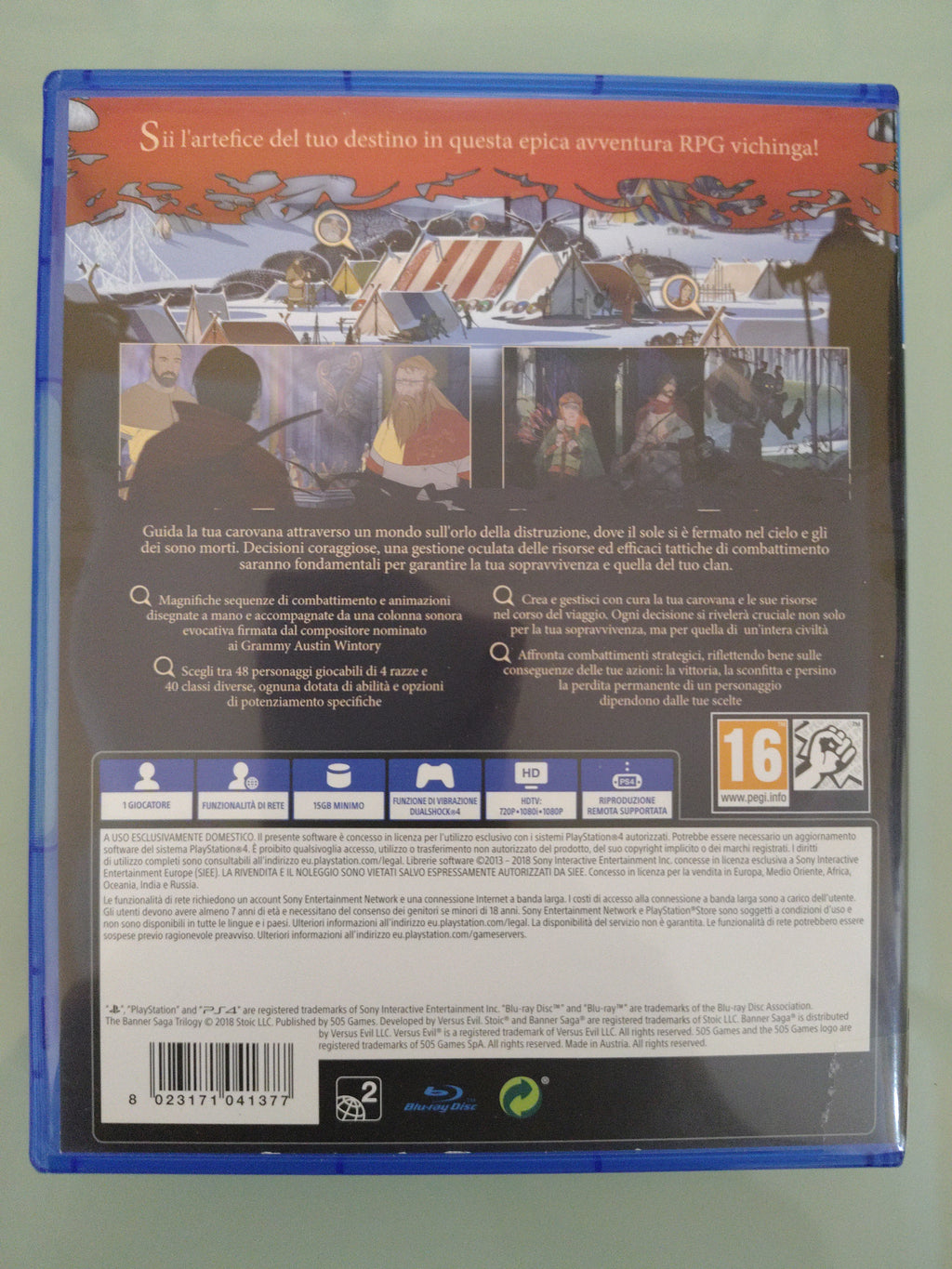 The Banner Saga Trilogy - Edizione Bonus PS4 USATO ITA