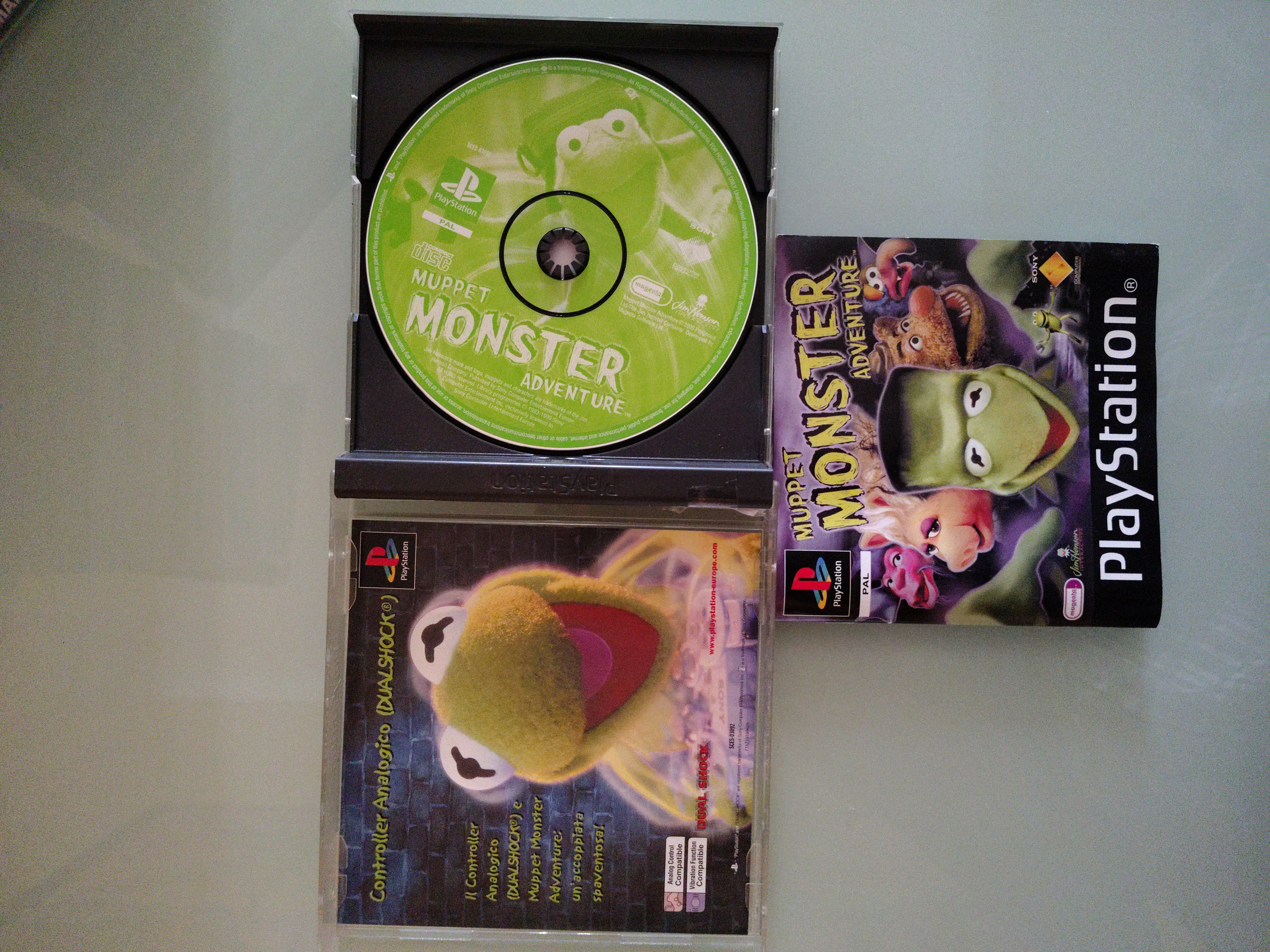 MUPPET MONSTER ADVENTURE PLAYSTATION  PS1   PAL  ITALIANO COMPLETO