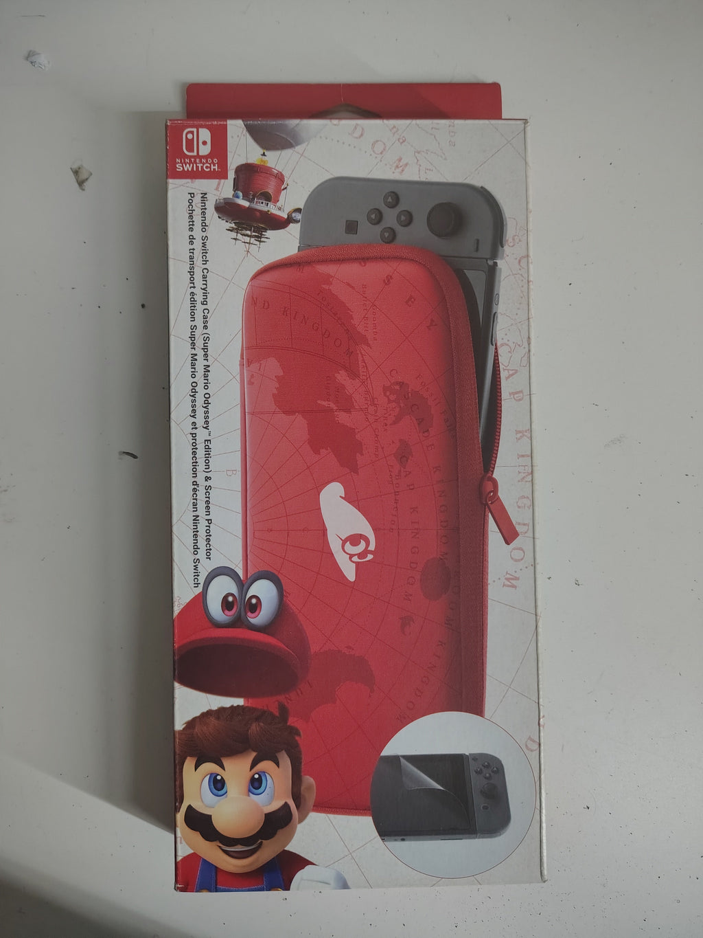 Nintendo Switch Custodia Videogioco Super Mario Odyssey Protezione Console