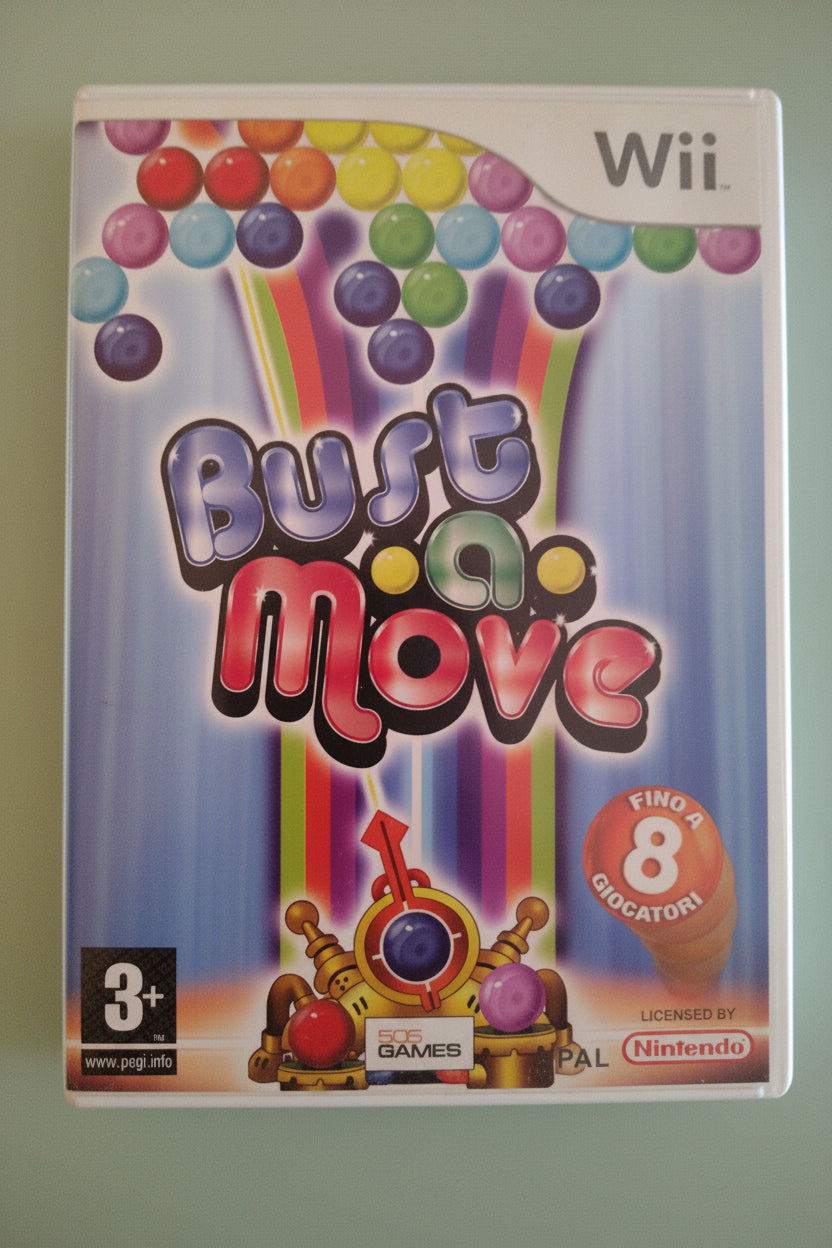 BUST A MOVE PUZZLE BOBBLE NINTENDO WII WIIU U PAL ITA ITALIANO ORIGINAL COMPLETO