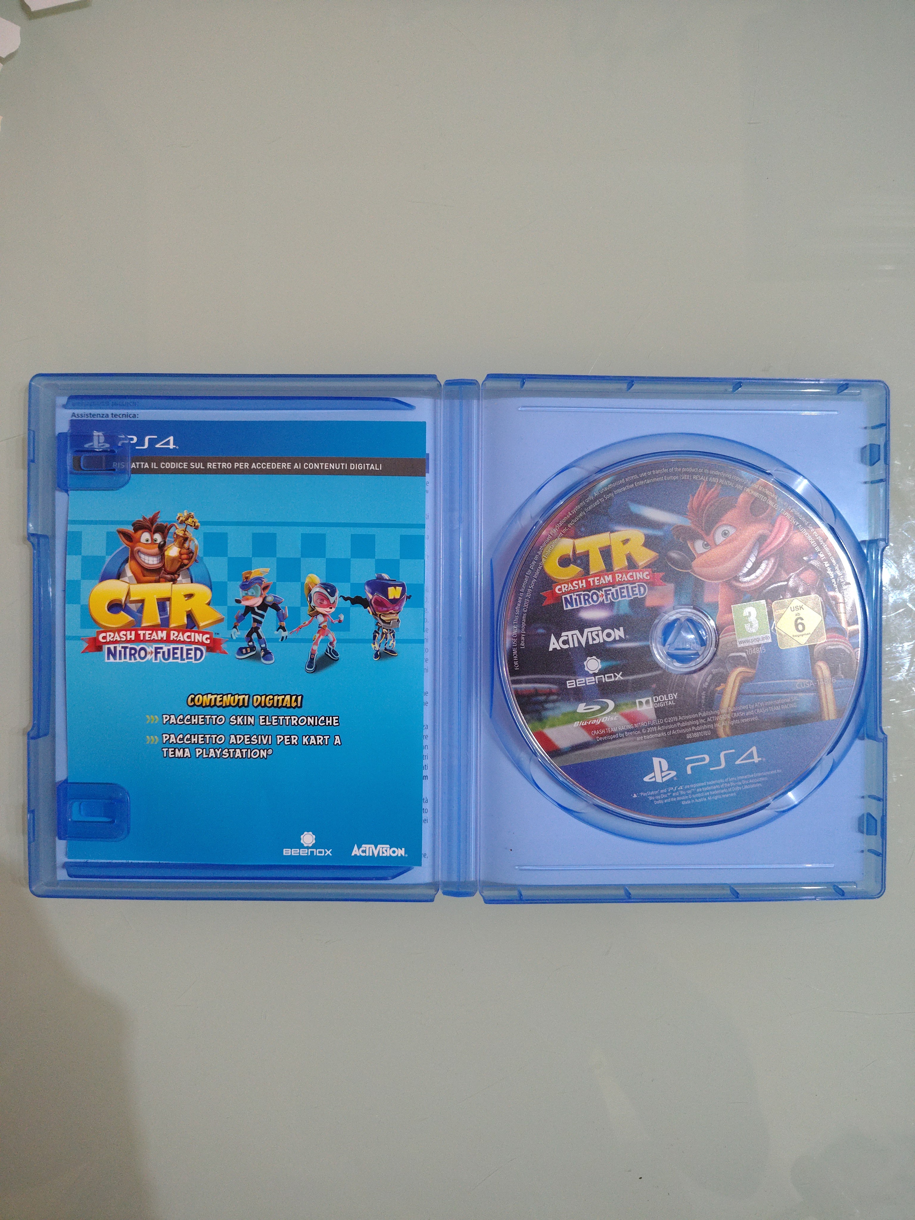CTR Crash Team Racing Nitro Fueled GIOCO PS4