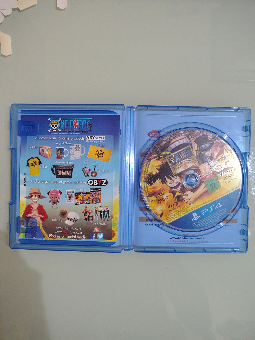 ONE PIECE PIRATE WARRIOR 3 - SONY PS4 - PAL