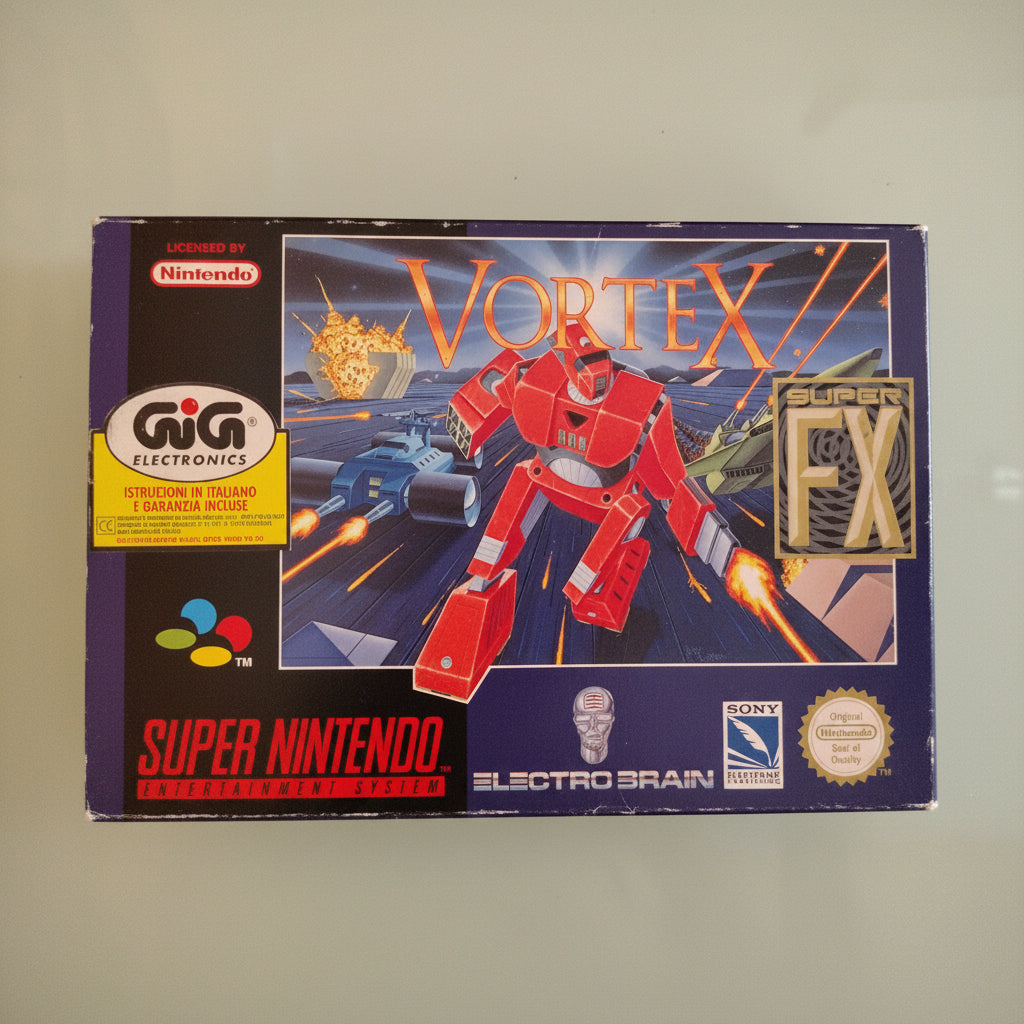 VORTEX SUPER NINTENDO SNES PAL EUR MULTI