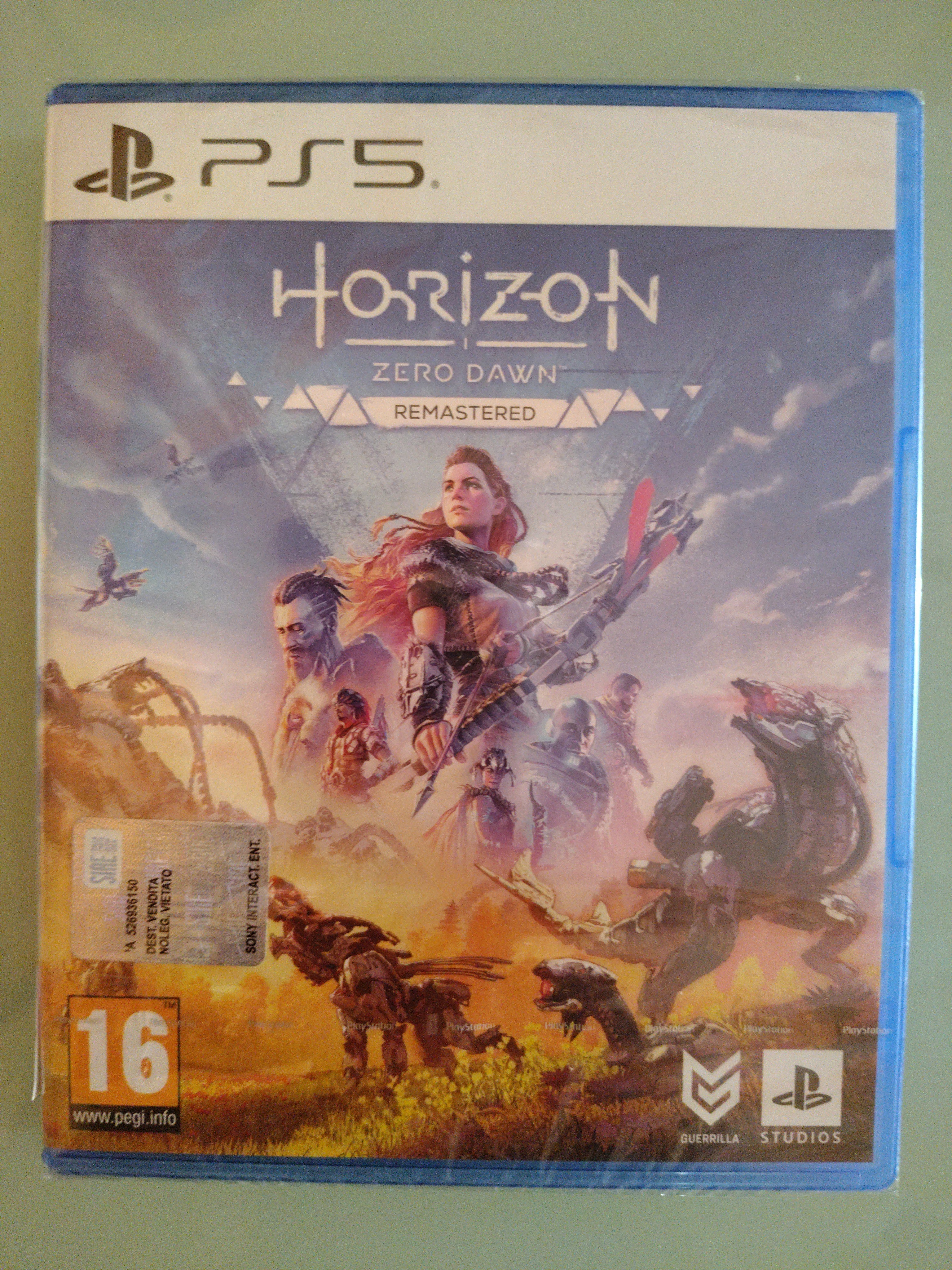 HORIZON ZERO DAWN REMASTERED PS5 GIOCO NUOVO ORIGINALE PAL ITA nuovo