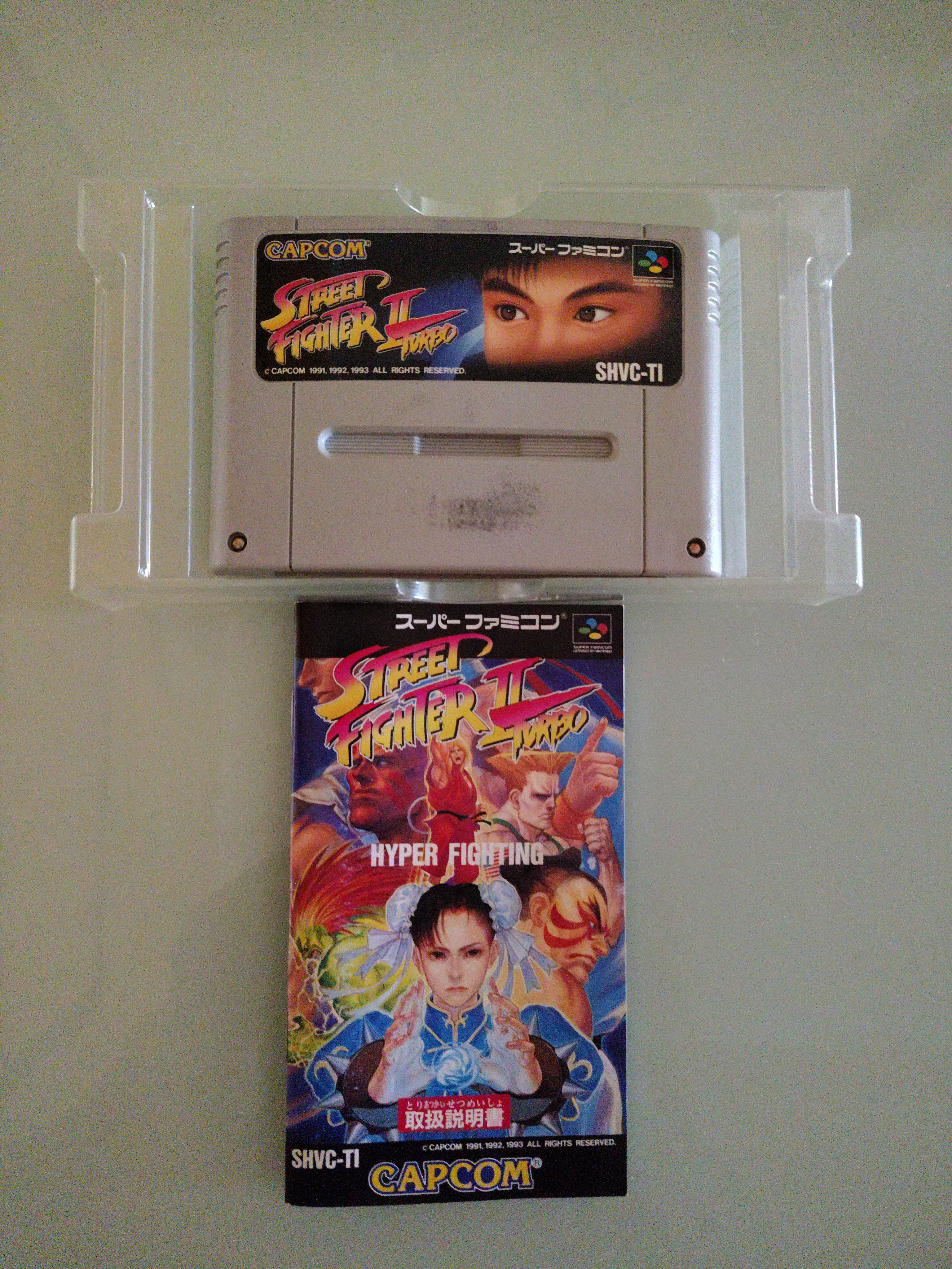 STREET FIGHTER II TURBO NINTENDO SUPER FAMICOM SFC JAP USATO COMPLETO