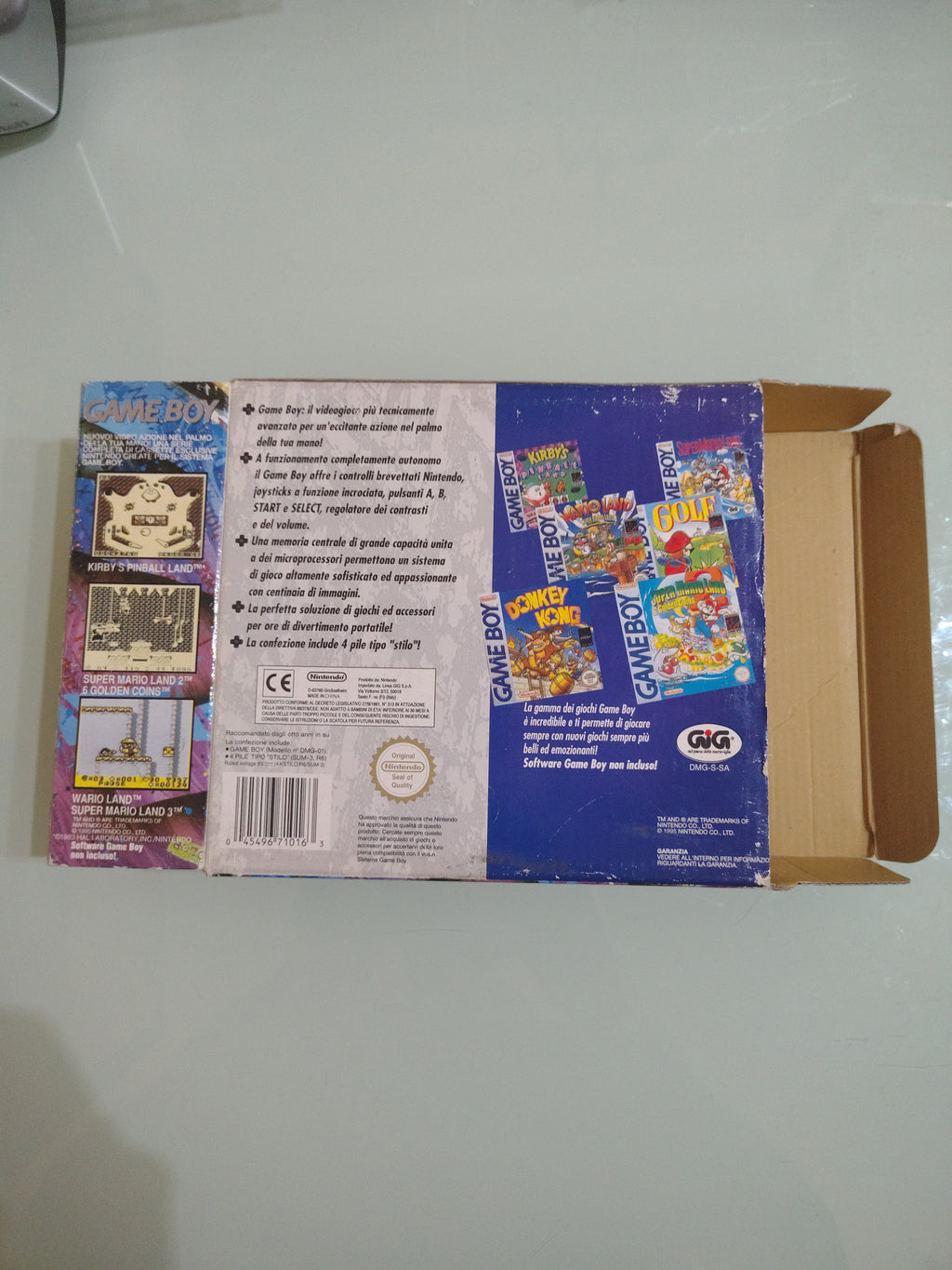 GAME BOY CLASSIC TRASPARENTE BOXATO