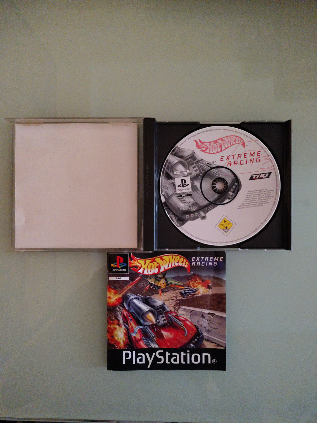 Hot Wheels: Extreme Racing (PlayStation 1, 2001) gioco PS1, completo