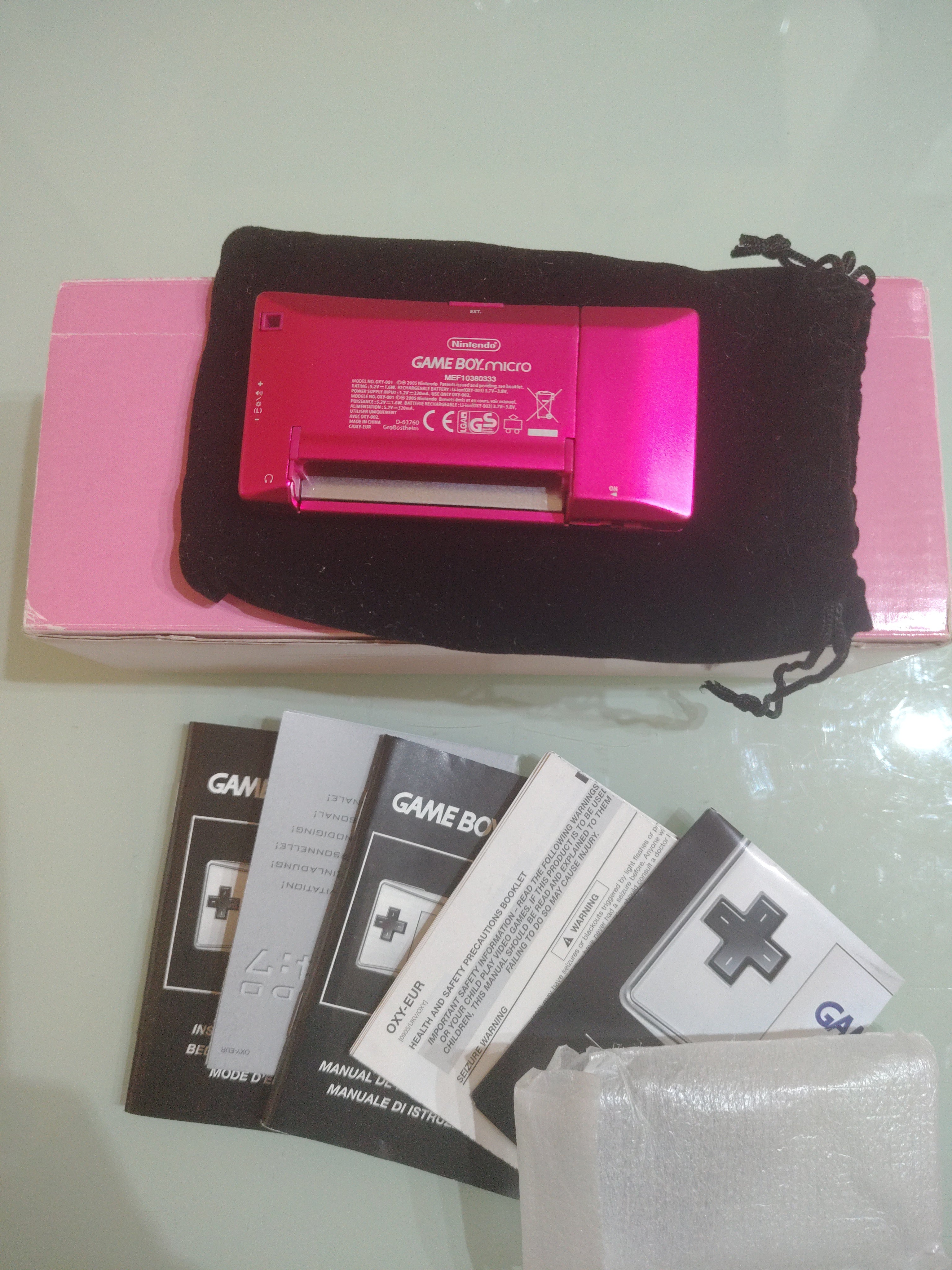 GAME BOY MICRO ROSA