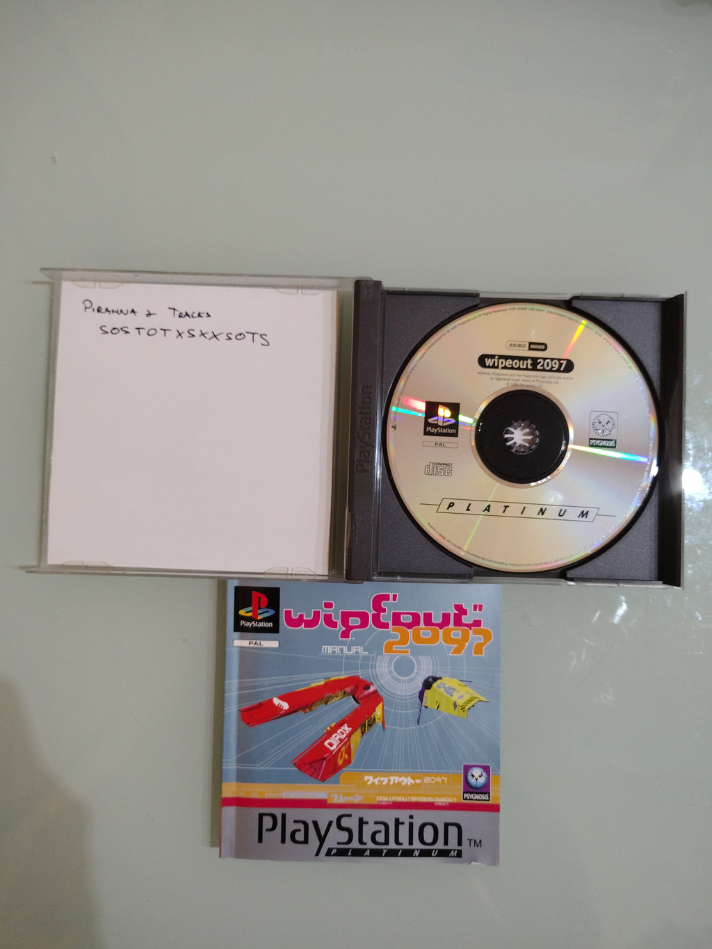 Wipeout 2097 - Sony Playstation - PS1 PSX - PAL