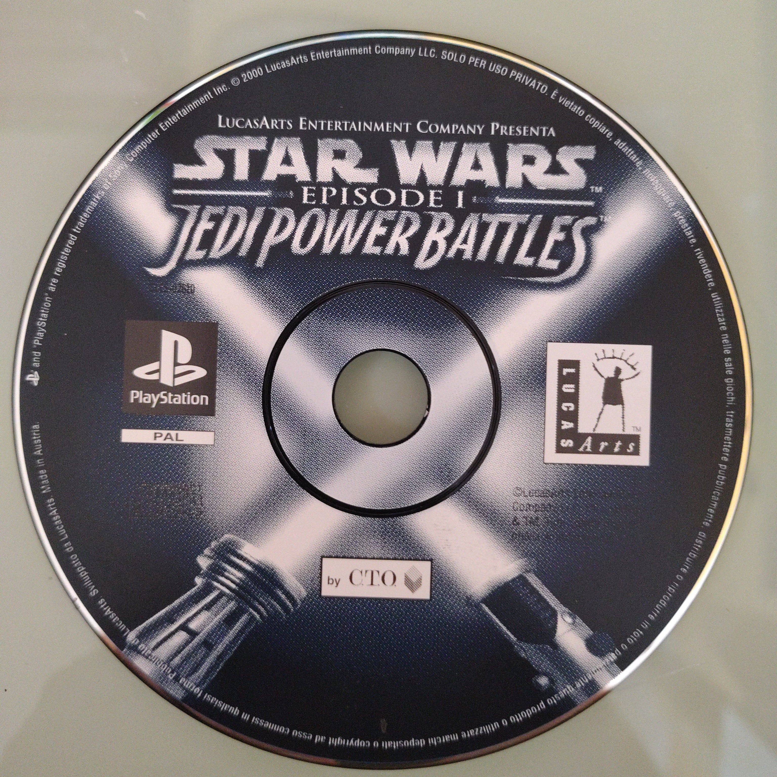 STAR WARS EPISODE 1 JEDI POWER BATTLES ( solo disco)
