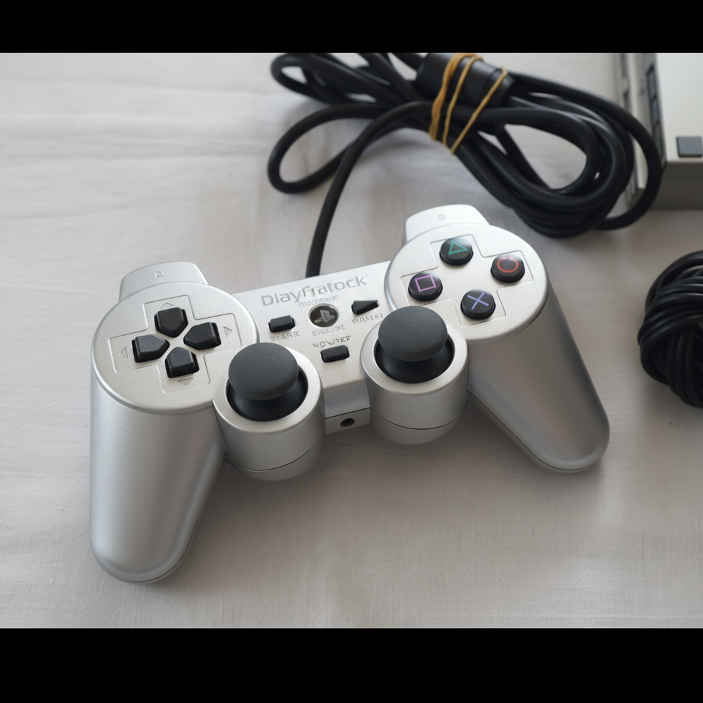 PLAY STATION 2  SLIM SILVER ORIGINALE