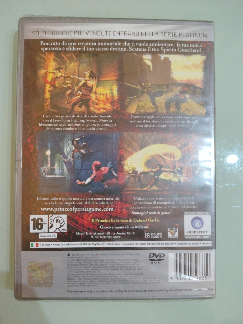 PRINCE OF PERSIA SPIRITO GUERRIERO  GIOCO NUOVO  ITA