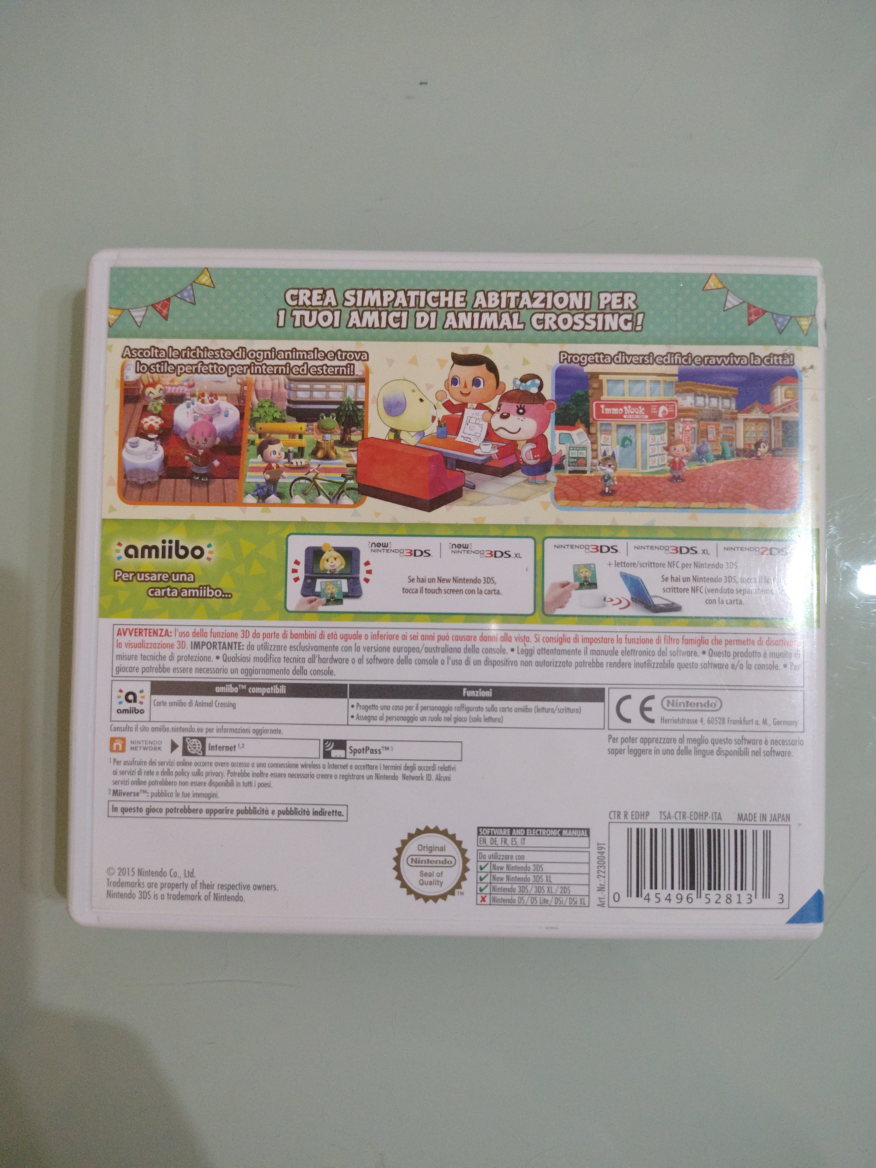 3DS NINTENDO 3DS ANIMAL CROSSING HAPPY HOME DESIGNER