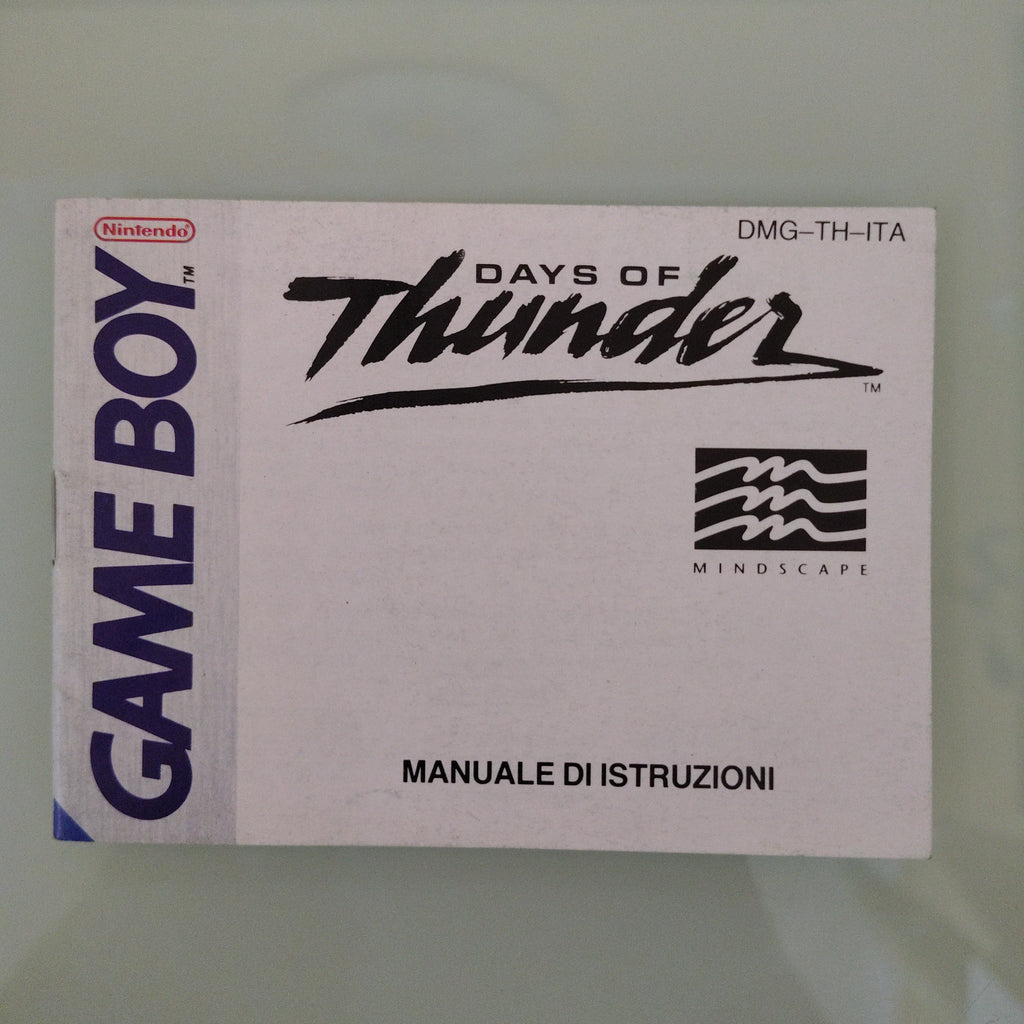 Days of Thunder ( manuale)