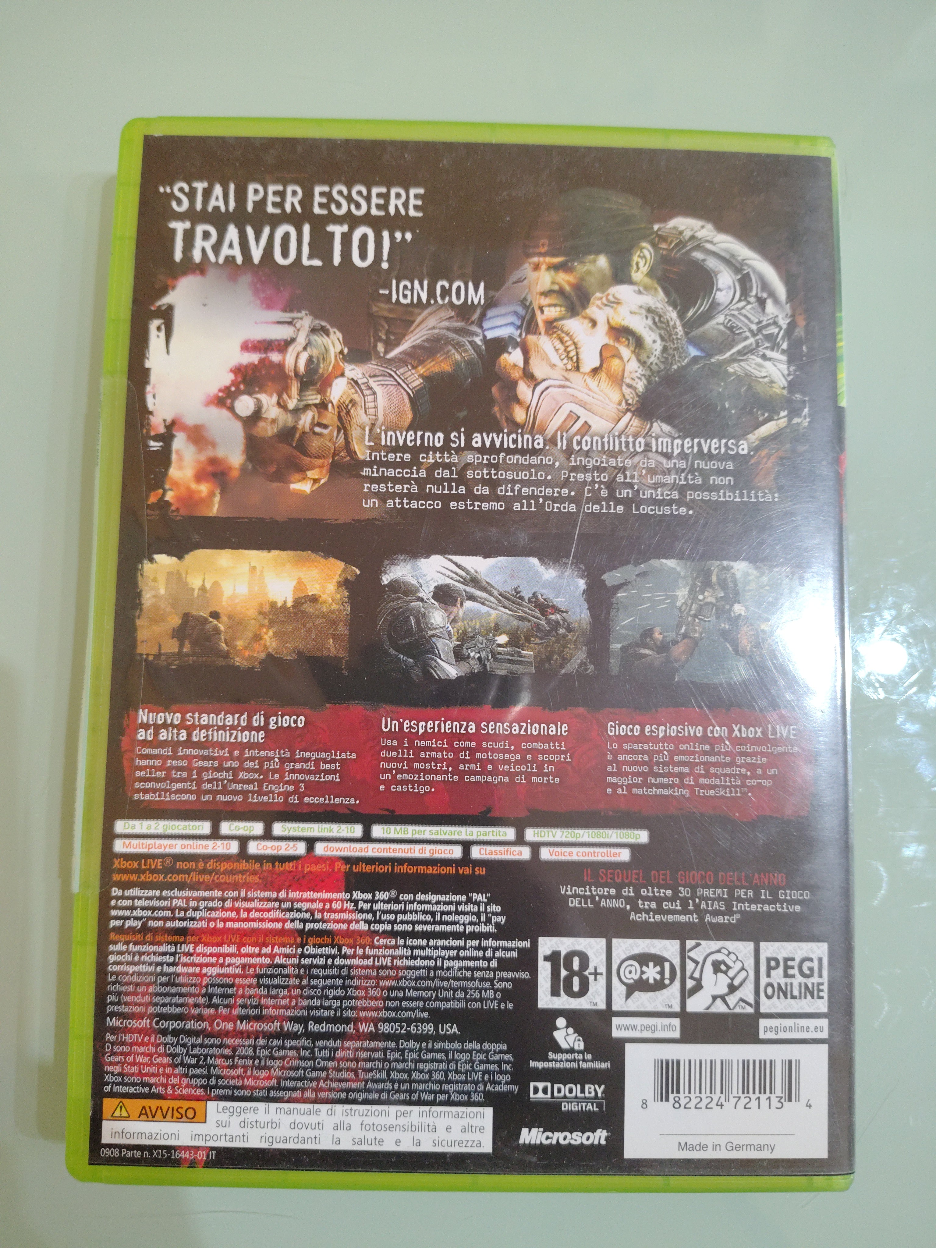Gear of war 2 PAL ita