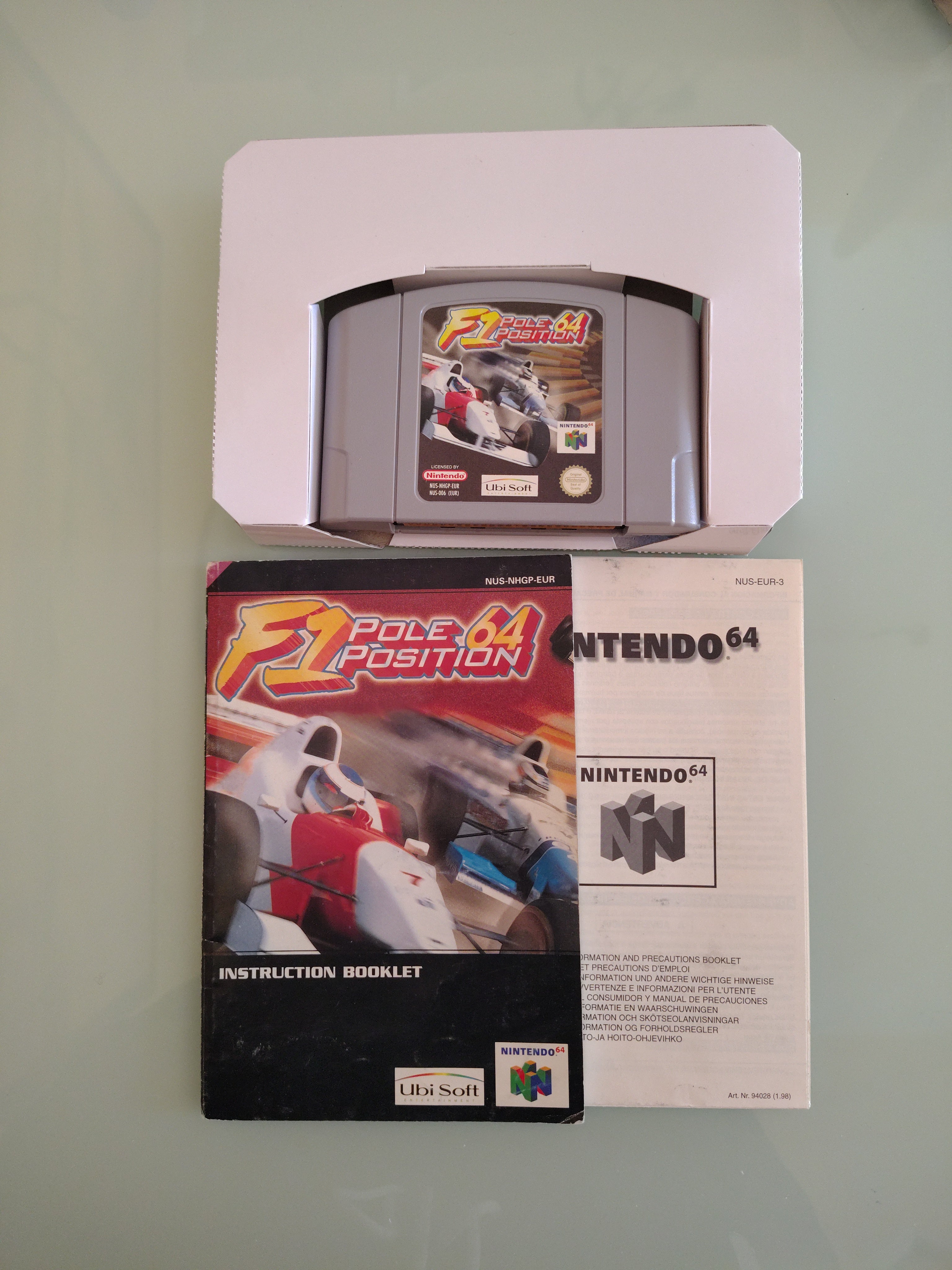 FORMULA 1 POLE POSITION 64 PAL