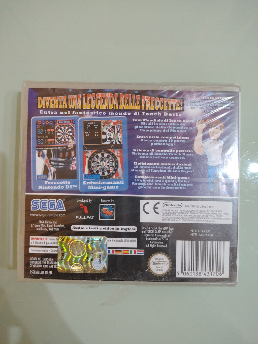Touch Darts (Nintendo DS, 2007) - Europa versione