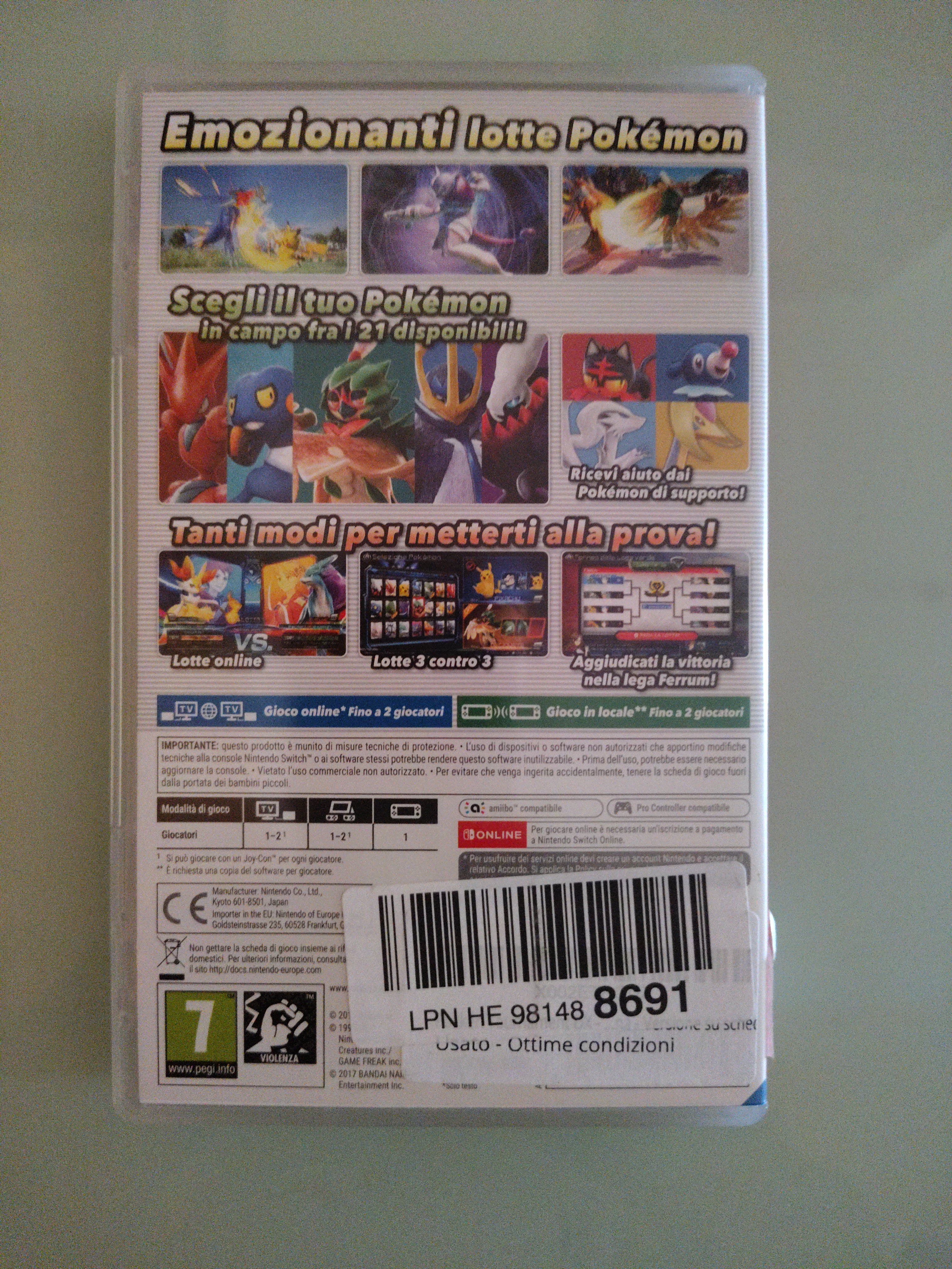 Gioco Pokemon Pokken Tournament DX Nintendo Switch