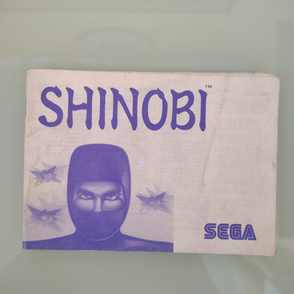 Shonobi master sistem ( manuale )