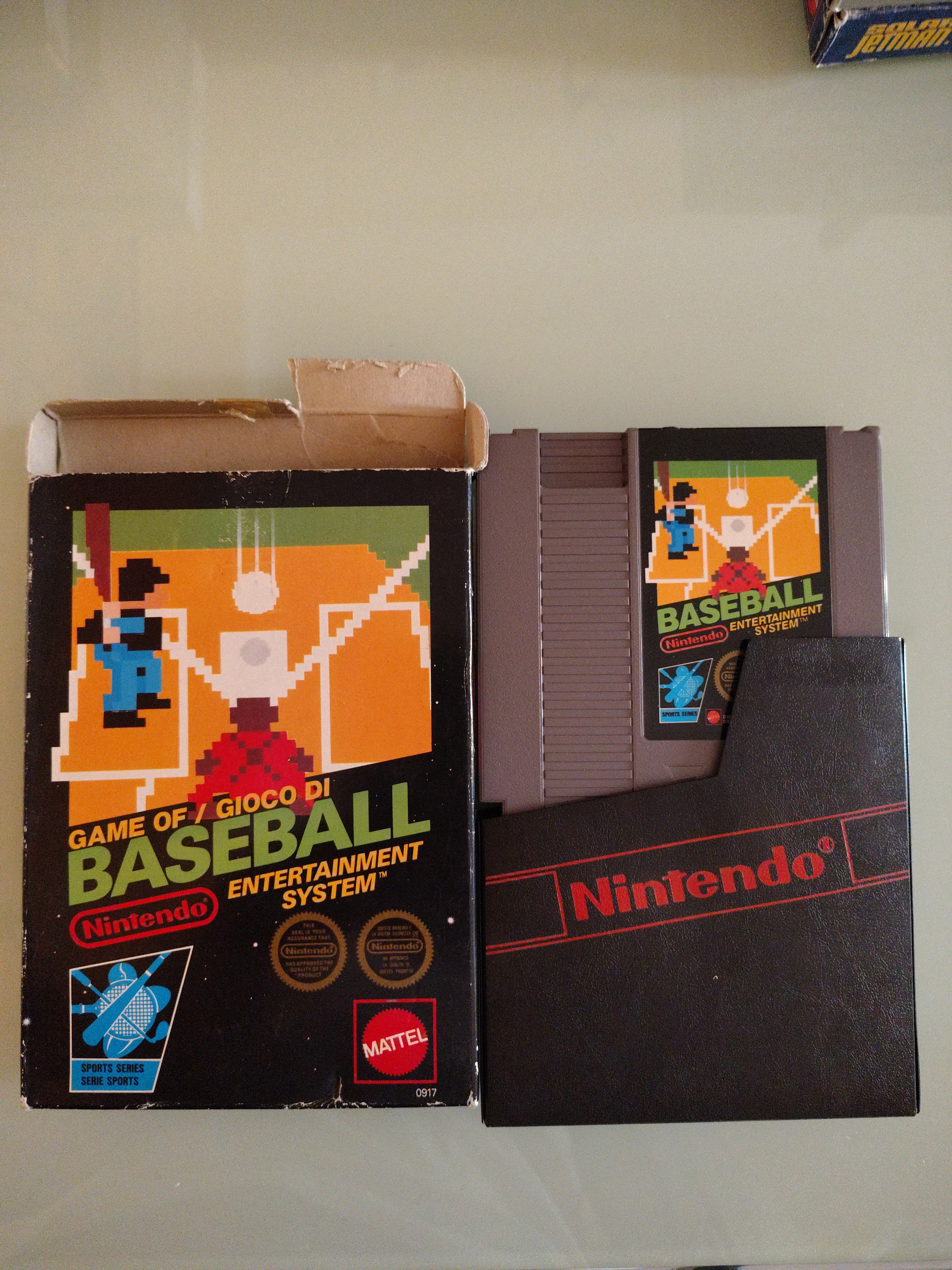BASEBALL -- NES gioco Nintendo originale PAL A