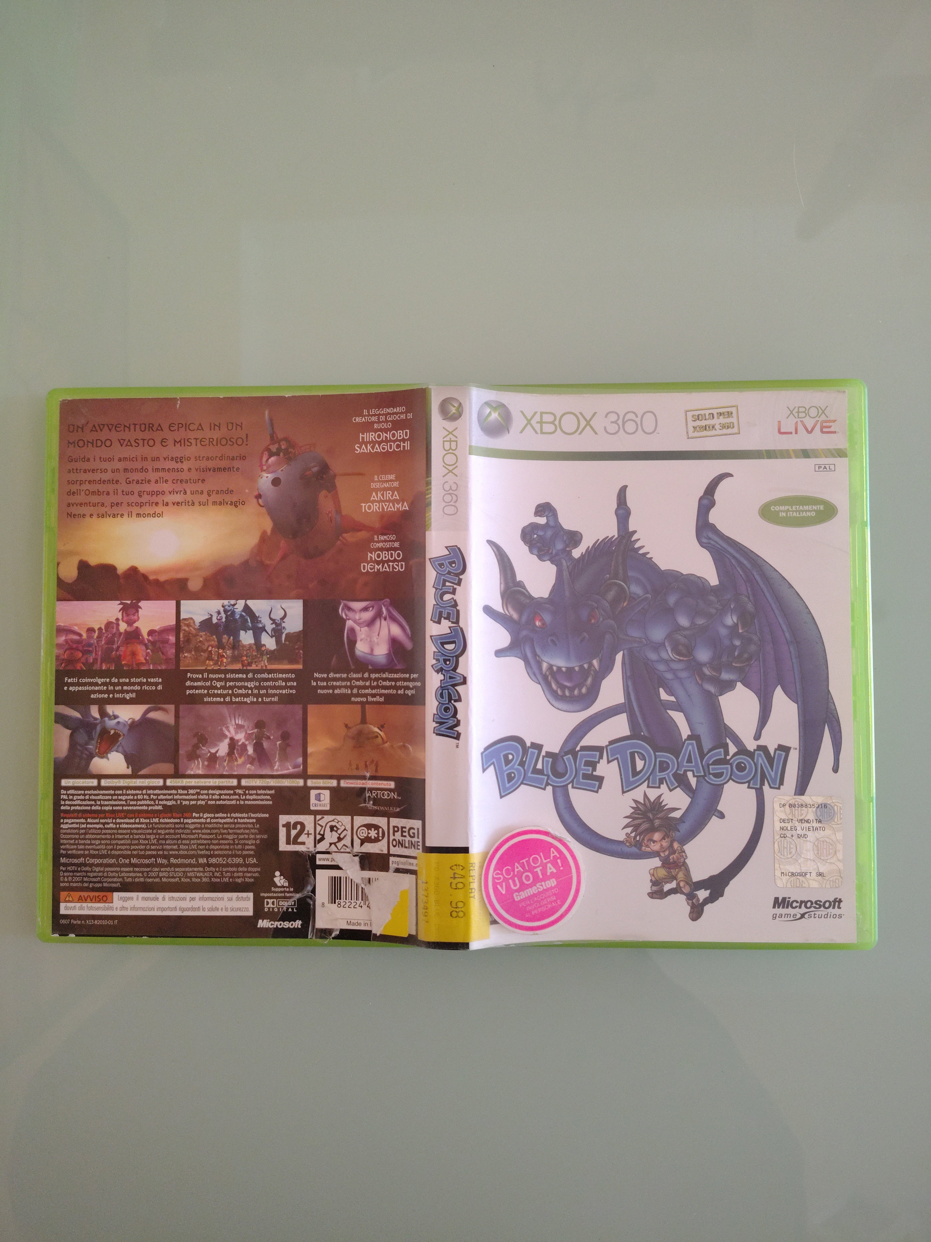 Blue dragon PAL ita