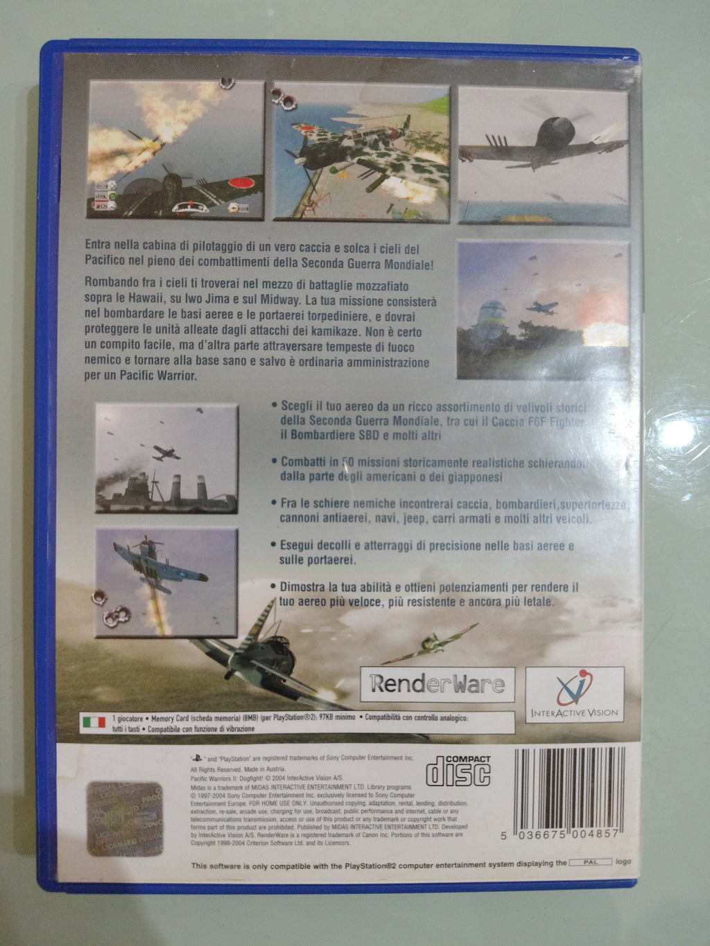 PACIFIC WARRIORS II PAL ita
