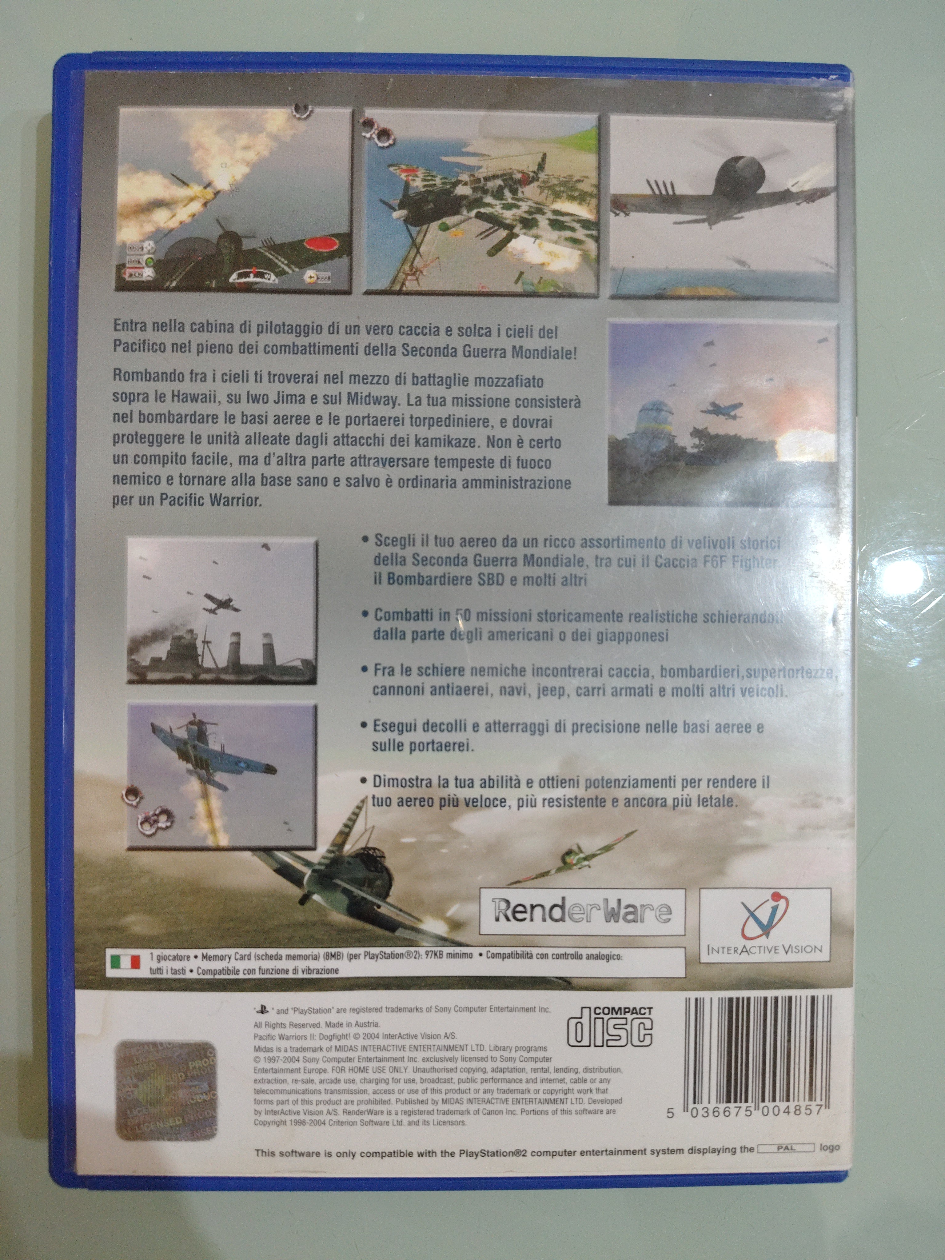PACIFIC WARRIORS II PAL ita