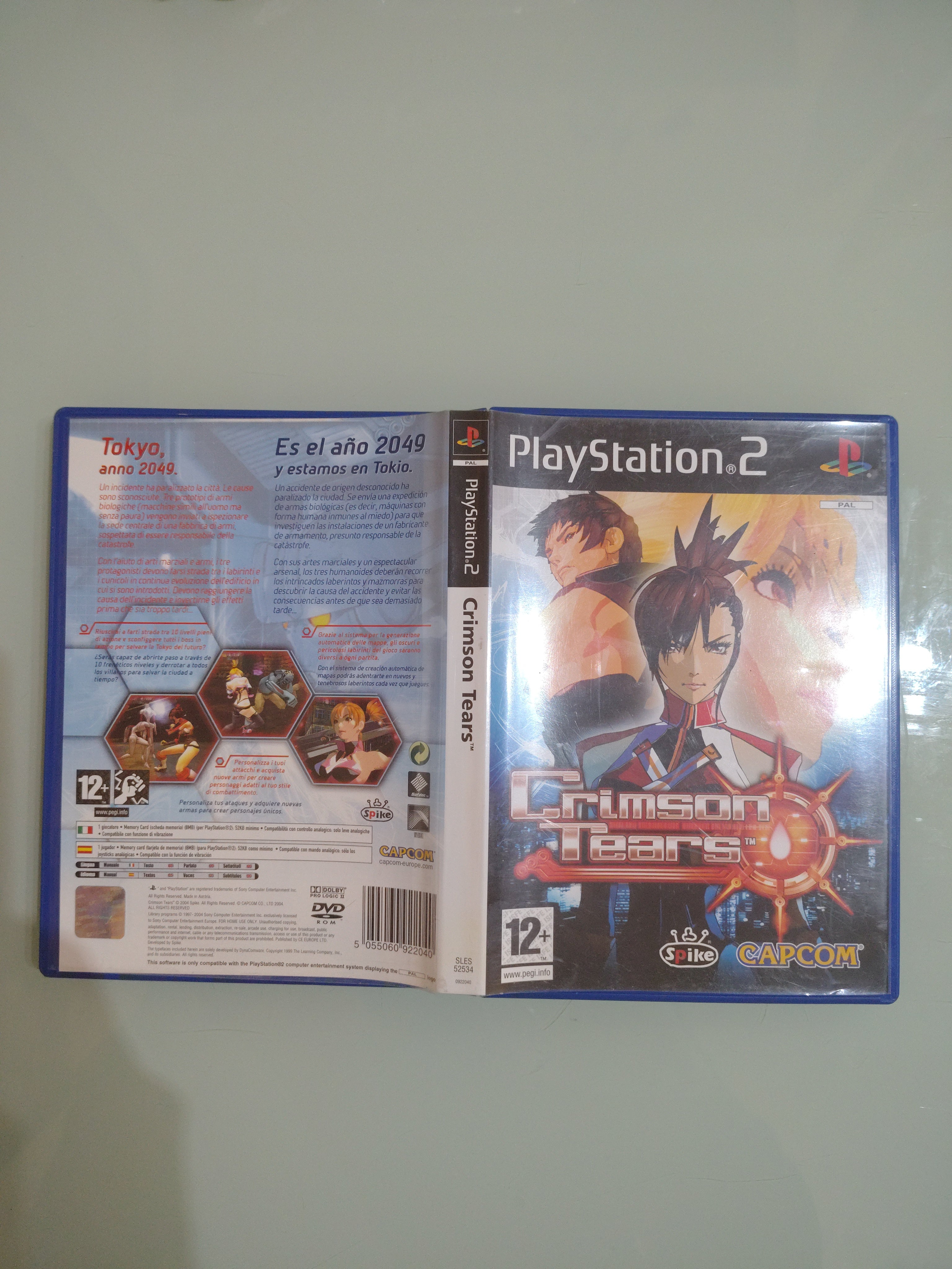 Crimson Tears Playstation PS2 edizione italiana prima stampa