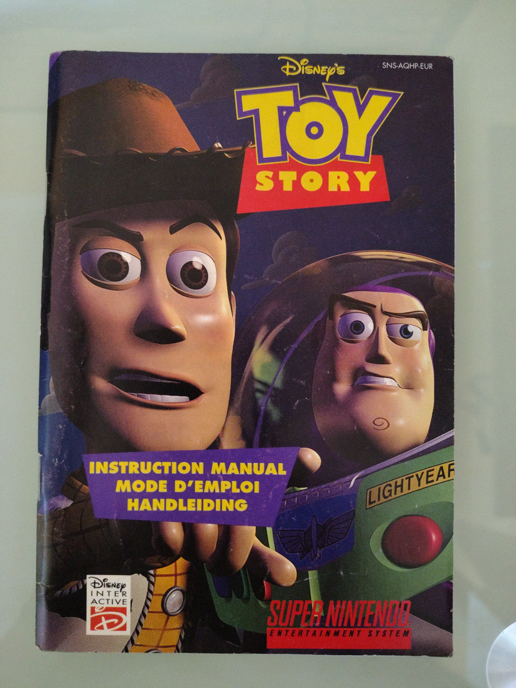 manuale toy story snes